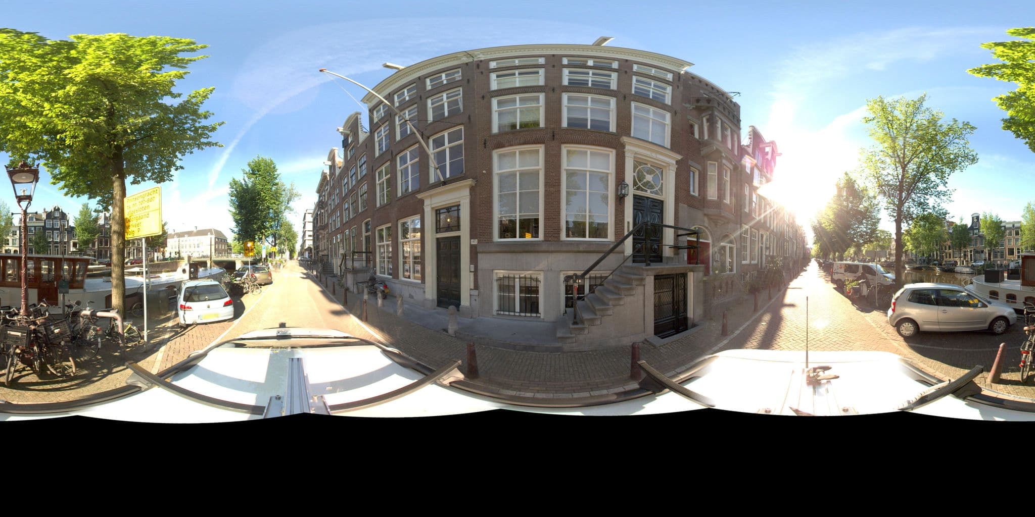 Street view near Prinsenhuis, Amsterdam — © amsterdam (CC BY-SA · Mapillary)