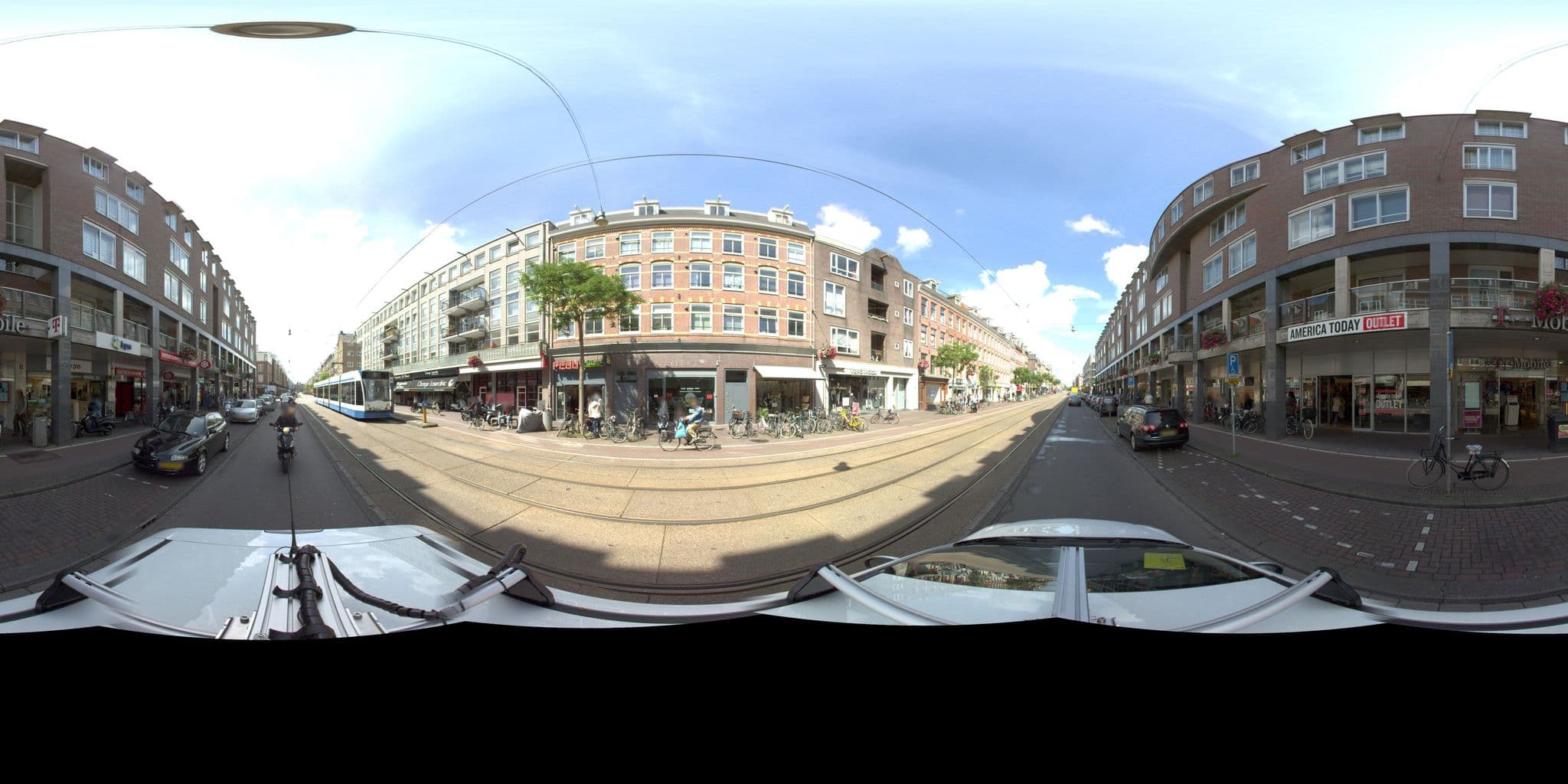 Street view near Hub 6, Amsterdam — © amsterdam (CC BY-SA · Mapillary)
