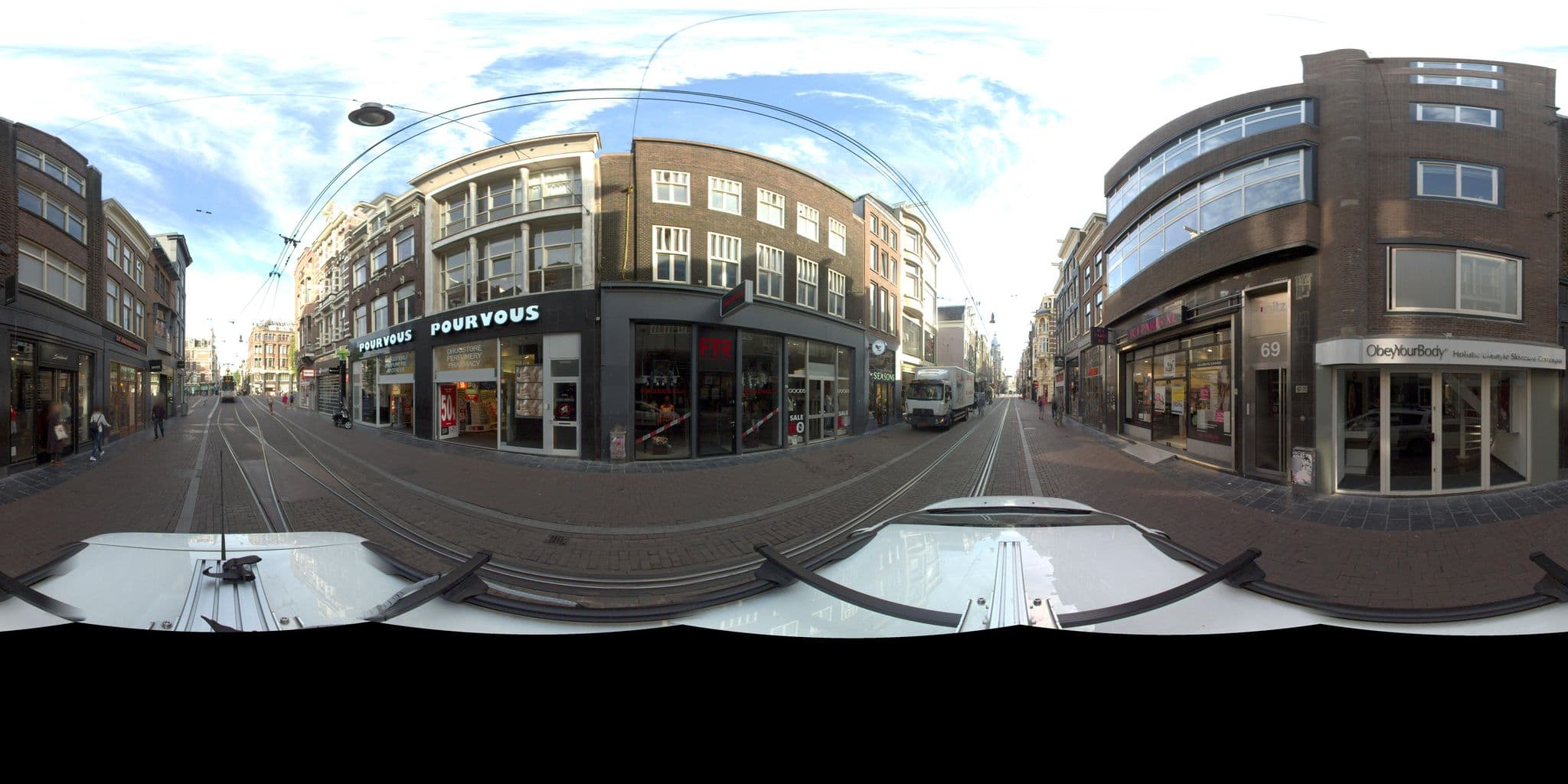 Street view near Hotel Aero, Amsterdam — © amsterdam (CC BY-SA · Mapillary)