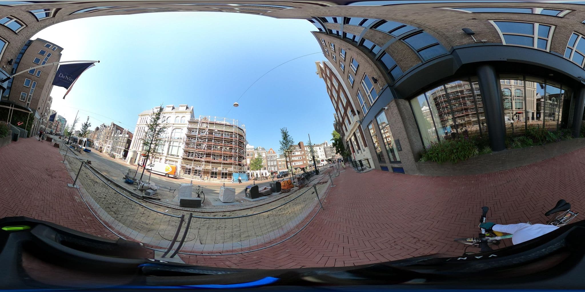 Street view near Intercontinental Crowne Plaza Holiday Hotels Reservation, Amsterdam — © Stefdegreef (CC BY-SA · Mapillary)