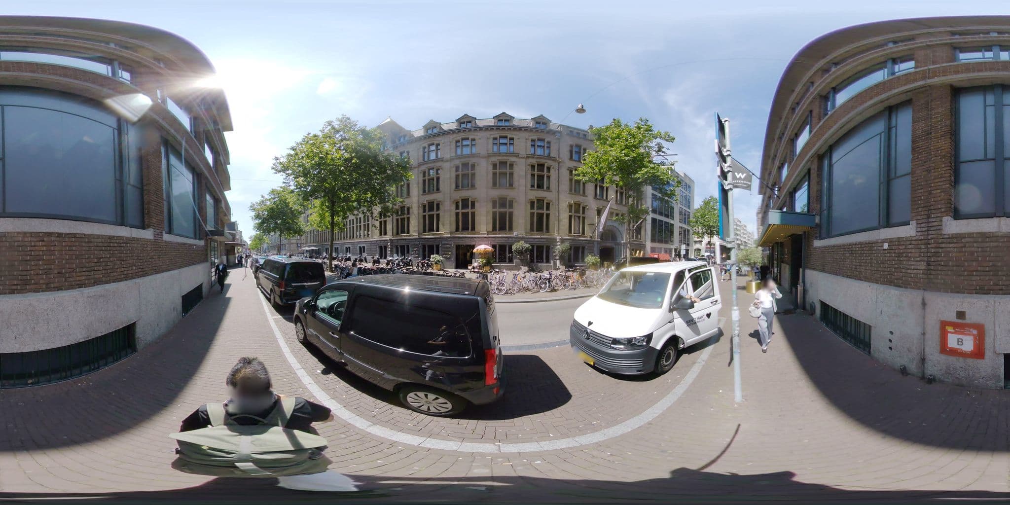 Street view near W Hotel Amsterdam, Amsterdam — © mapconcierge (CC BY-SA · Mapillary)