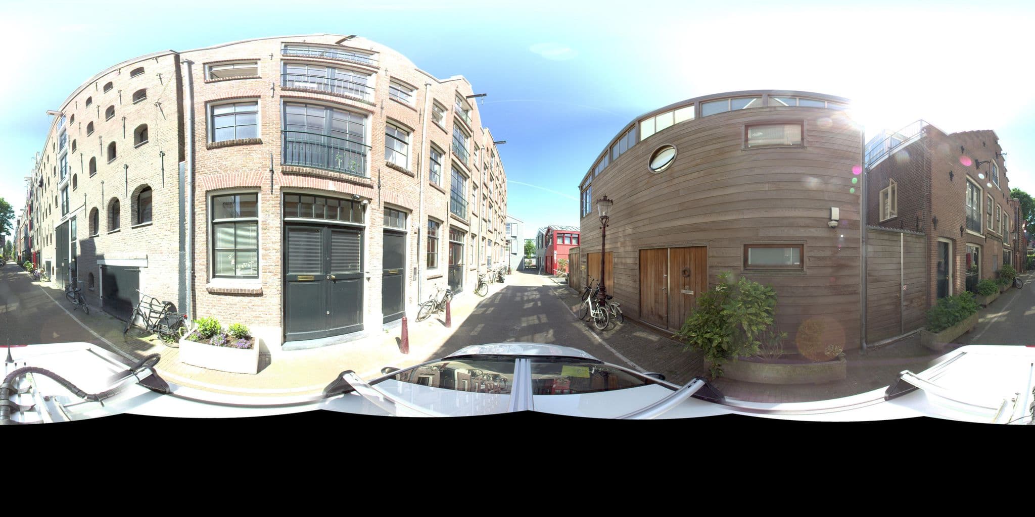 Street view near The Wharfhouse, Amsterdam — © amsterdam (CC BY-SA · Mapillary)