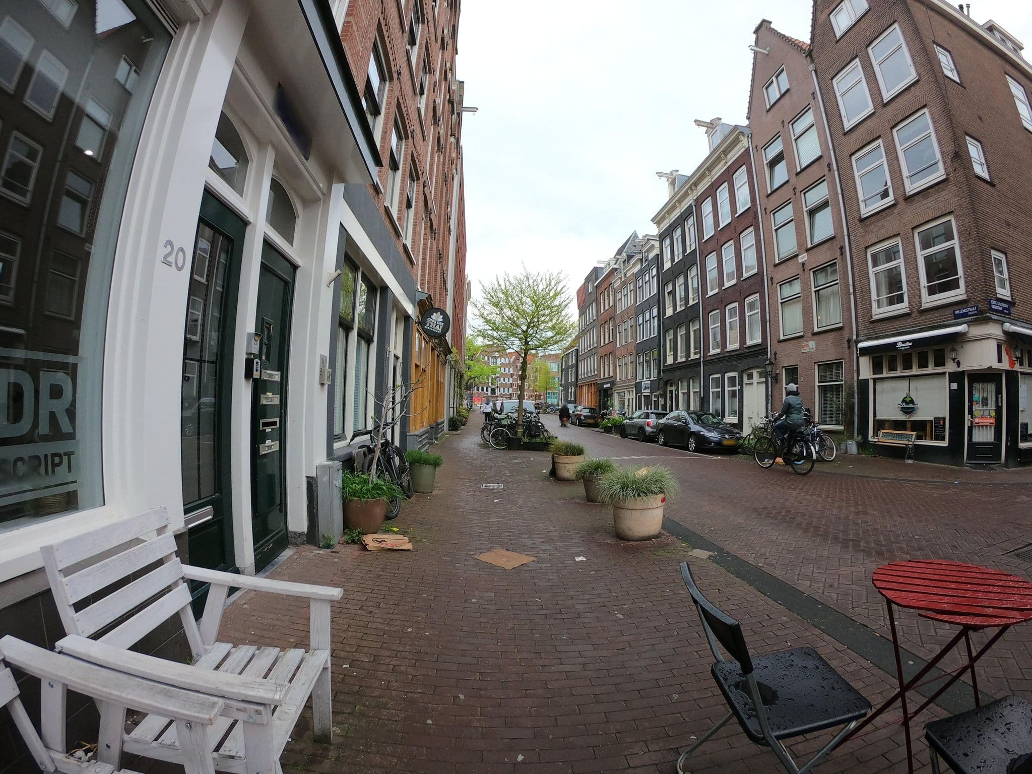 Street view near 110m2 loft Jordaan apartment, Amsterdam — © richlv (CC BY-SA · Mapillary)