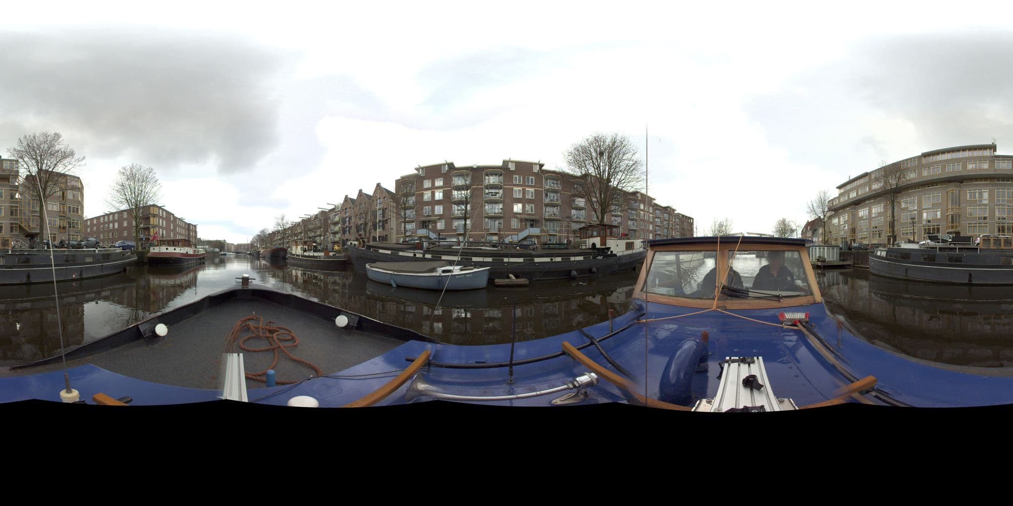 Street view near Golden Anchor houseboat Amsterdam, Amsterdam — © amsterdam (CC BY-SA · Mapillary)