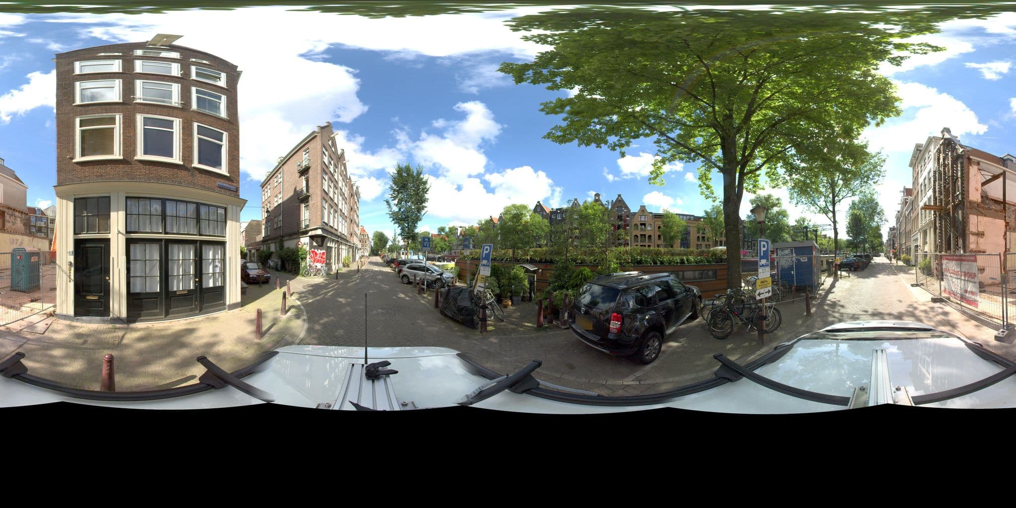 Street view near Bridge Inn, Amsterdam — © amsterdam (CC BY-SA · Mapillary)
