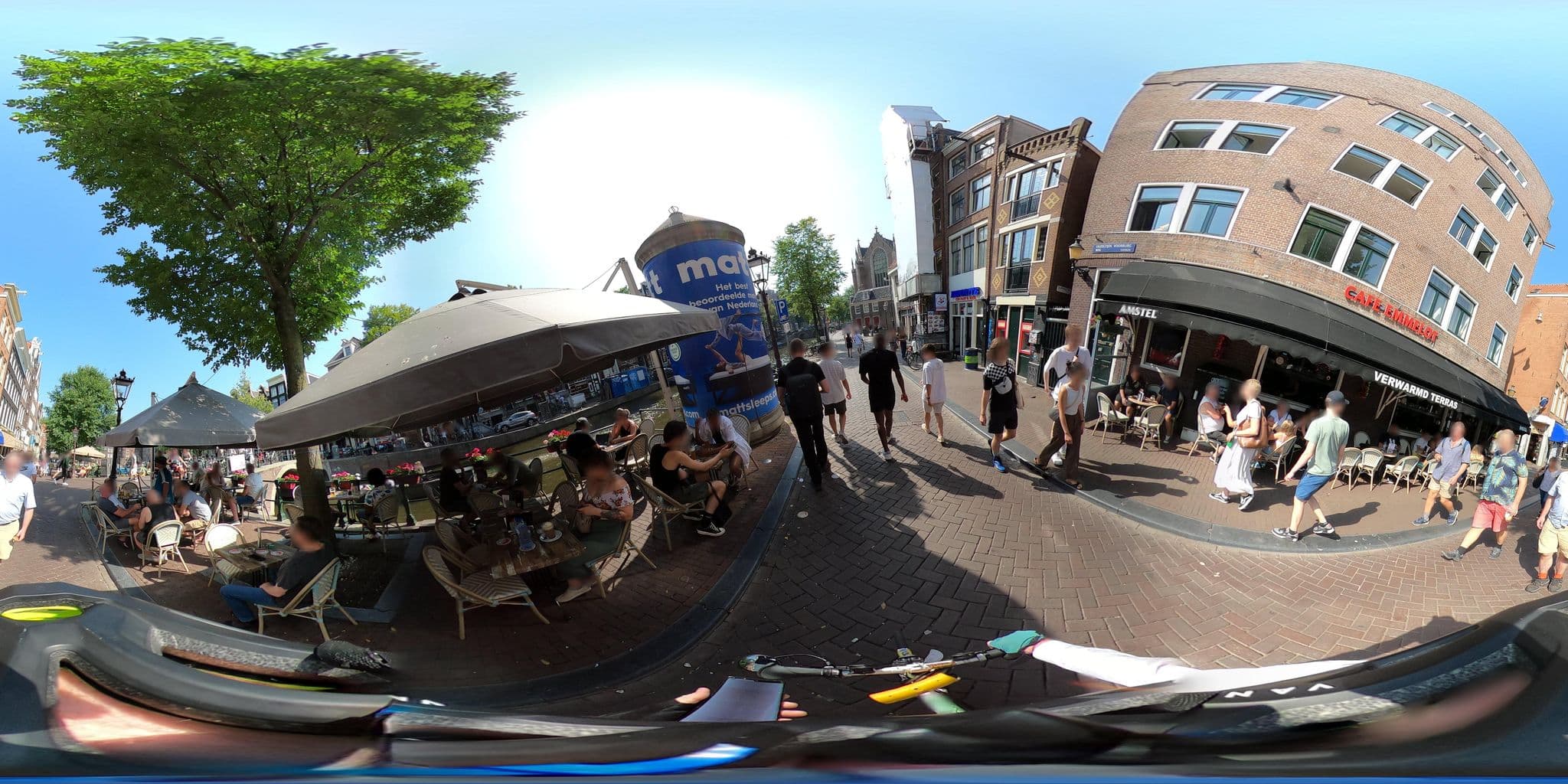 Street view near Amazing Canal Loft, Amsterdam — © Stefdegreef (CC BY-SA · Mapillary)