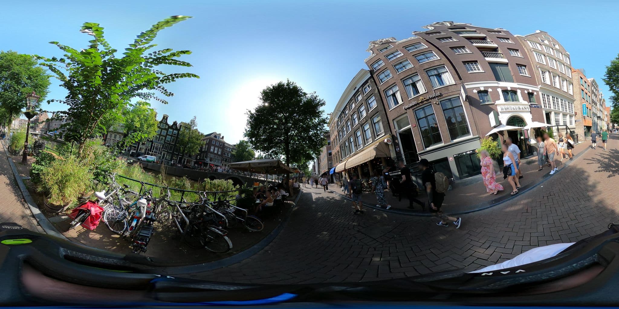 Street view near Canal Loft @ Oldest part of the City (AirBNB), Amsterdam — © Stefdegreef (CC BY-SA · Mapillary)
