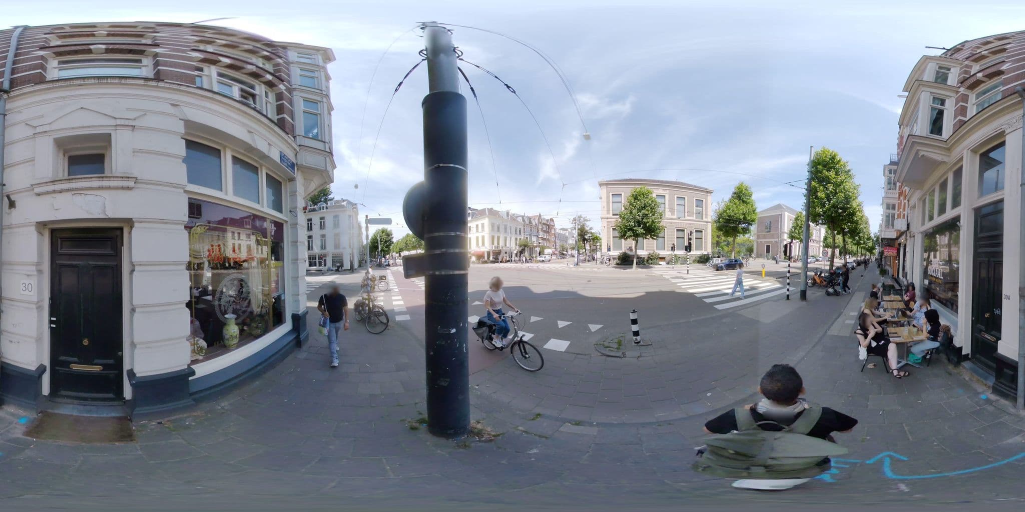 Street view near Hotel Jonker, Dapperbuurt — © mapconcierge (CC BY-SA · Mapillary)