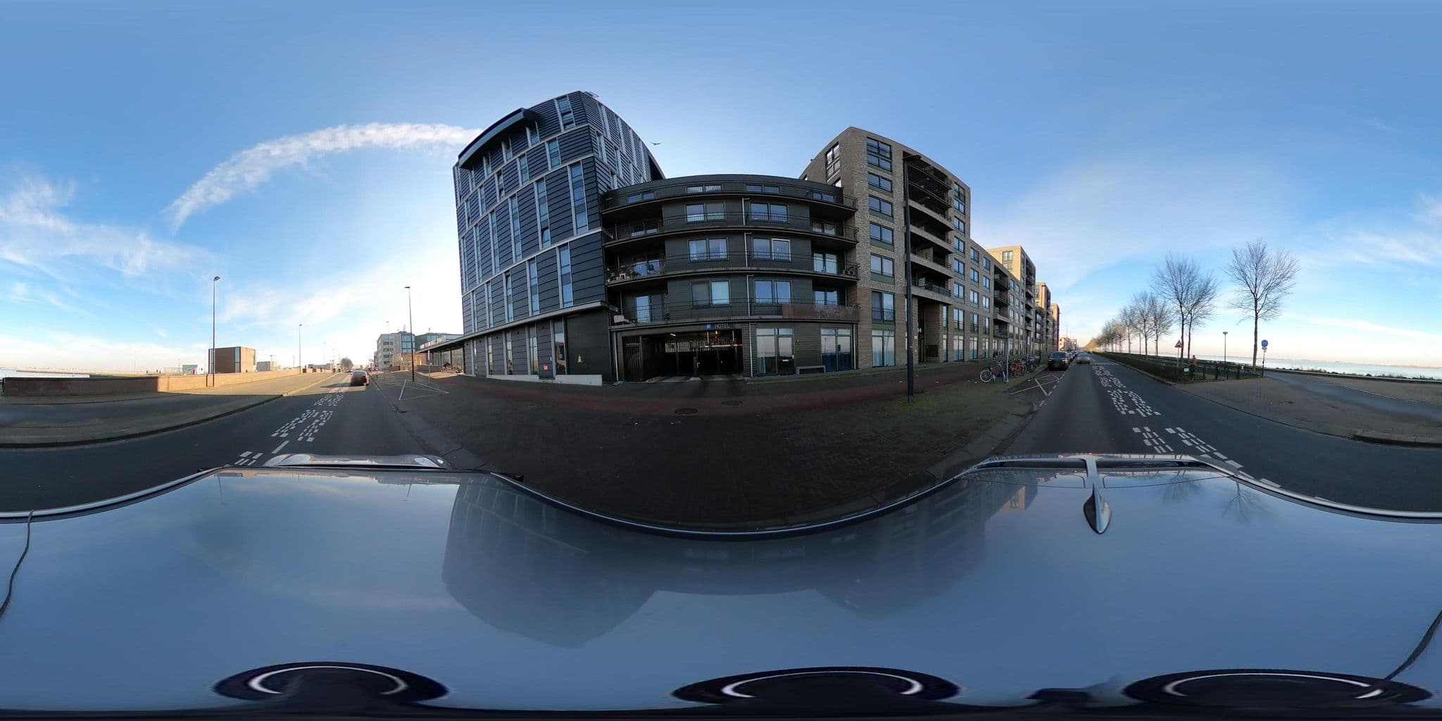 Street view near Hotel Breeze Amsterdam, Diemen — © thewizard (CC BY-SA · Mapillary)