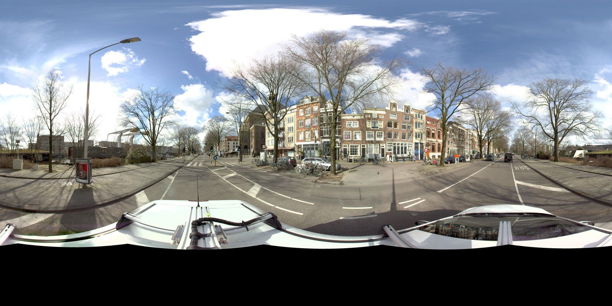 Street view near This Spacious Houseboat is Located on the "wittenburgergracht", Dapperbuurt — © amsterdam (CC BY-SA · Mapillary)