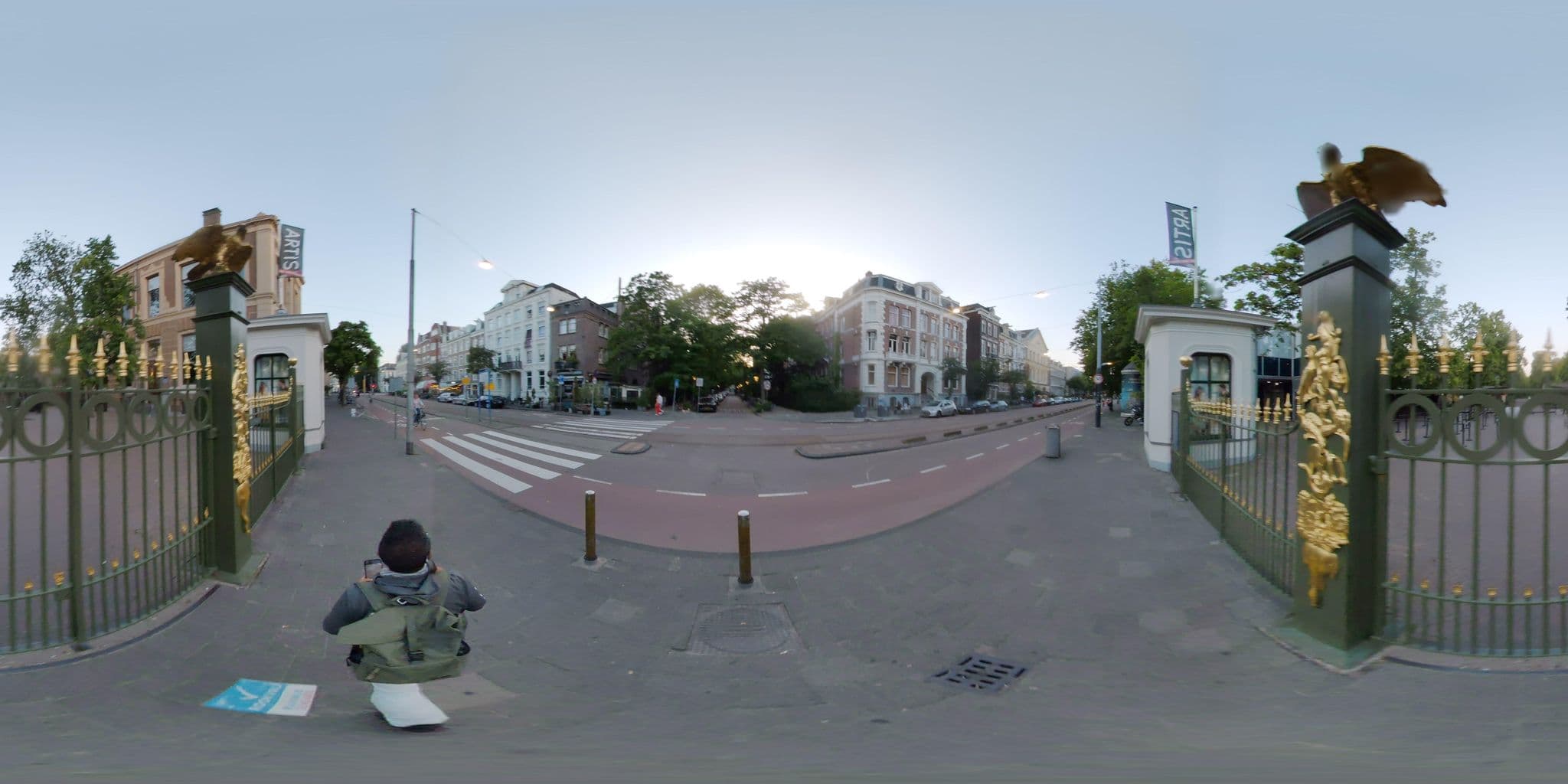 Street view near Huize Fraai, Dapperbuurt — © mapconcierge (CC BY-SA · Mapillary)