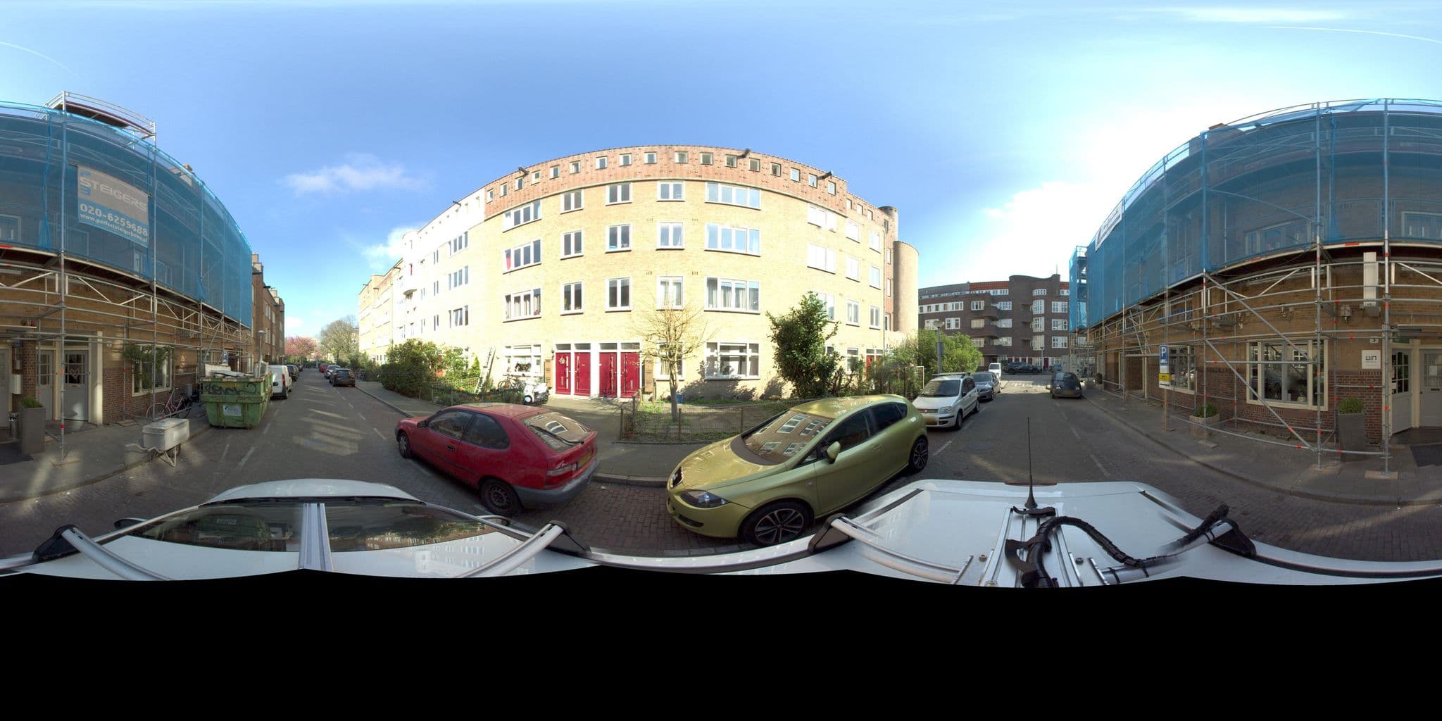 Street view near Hotel Flipper :: Borssenburgstraat 5, Dapperbuurt — © amsterdam (CC BY-SA · Mapillary)