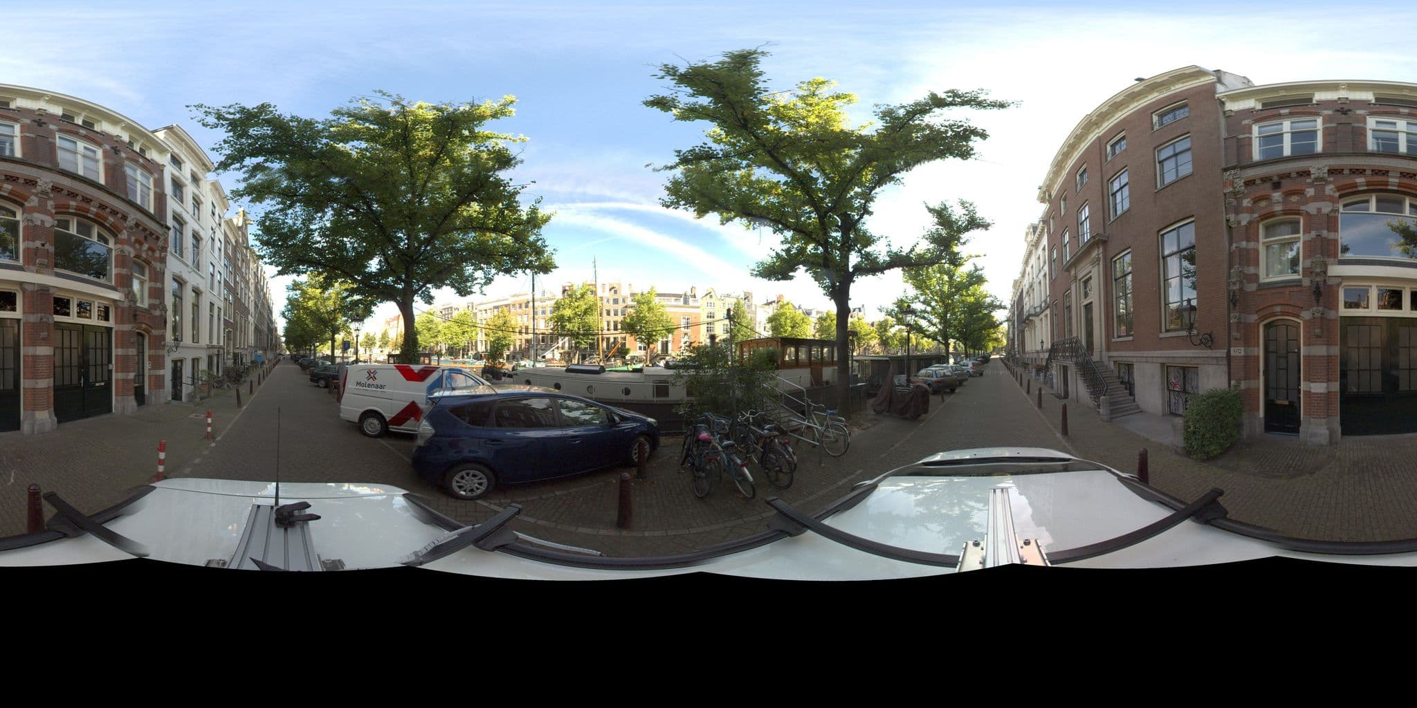 Street view near Keizer Canal Houseboat, Amsterdam — © amsterdam (CC BY-SA · Mapillary)