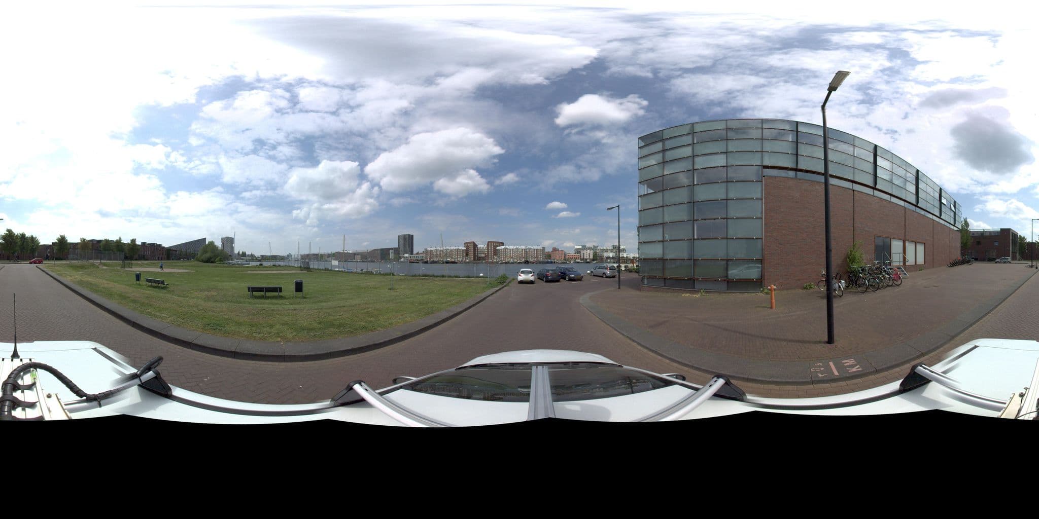 Street view near Bed and Breakfast P A T I O + PARKING + BIKES, Dapperbuurt — © amsterdam (CC BY-SA · Mapillary)