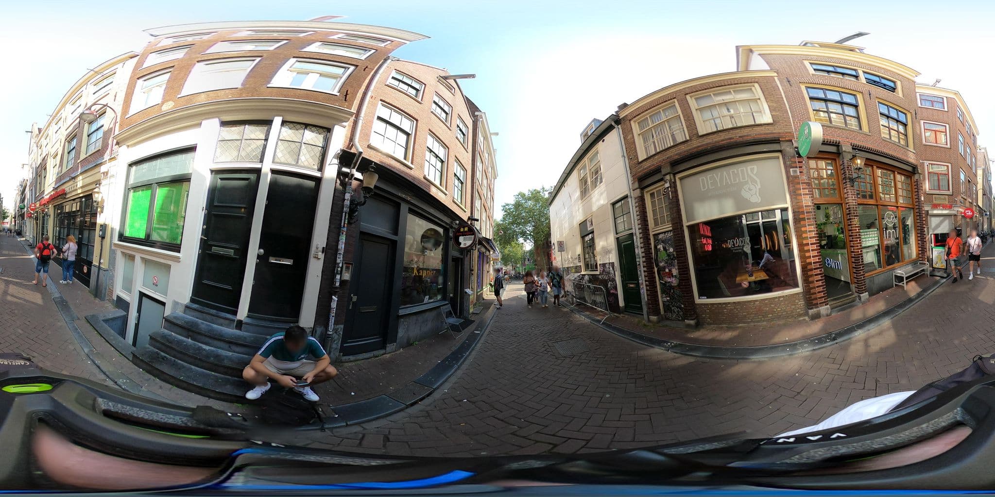 Street view near The Monk Amsterdam Apartments, Amsterdam — © Stefdegreef (CC BY-SA · Mapillary)