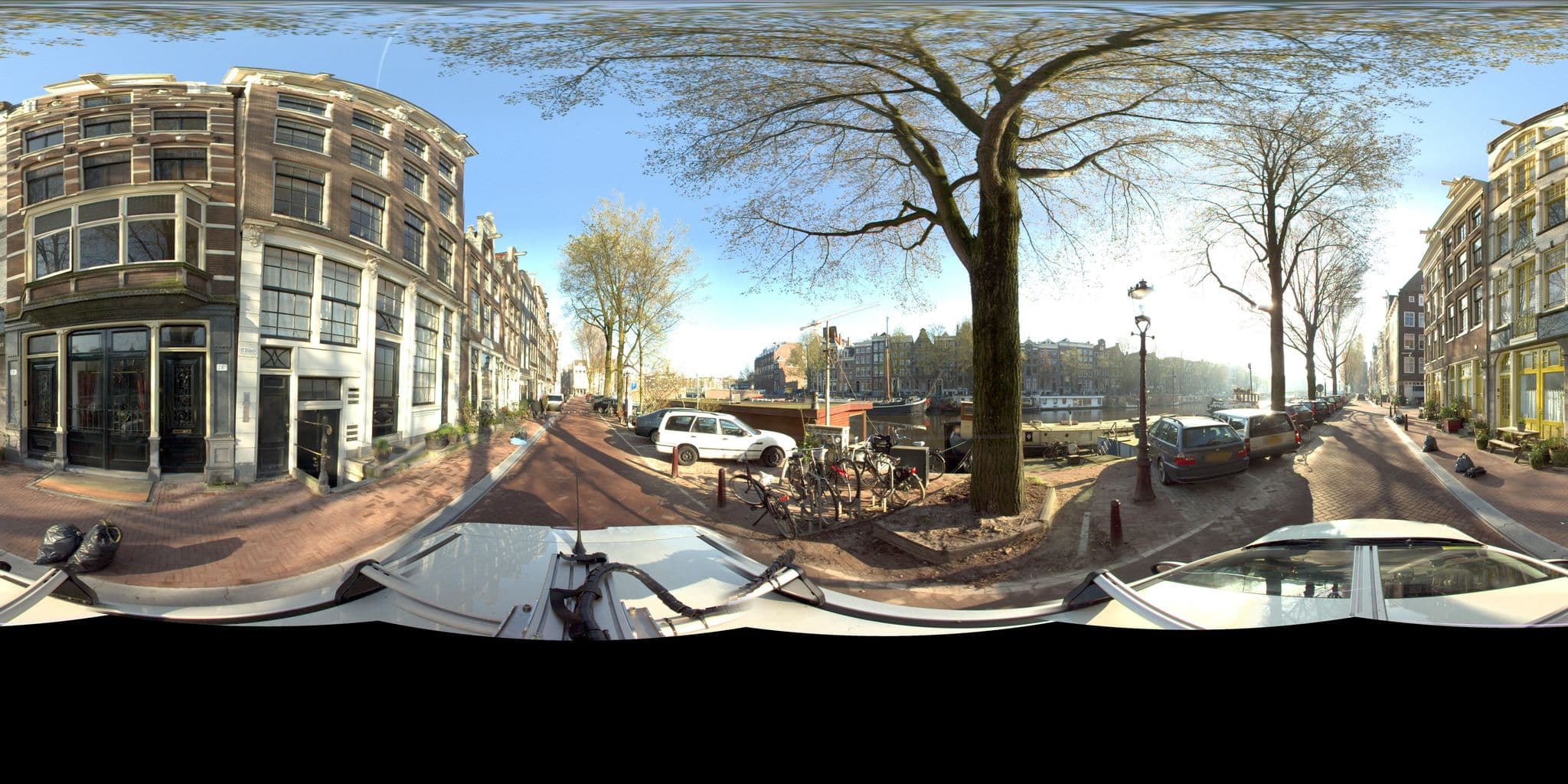 Street view near Old Centre Apartments - Nieuwmarkt Area, Amsterdam — © amsterdam (CC BY-SA · Mapillary)
