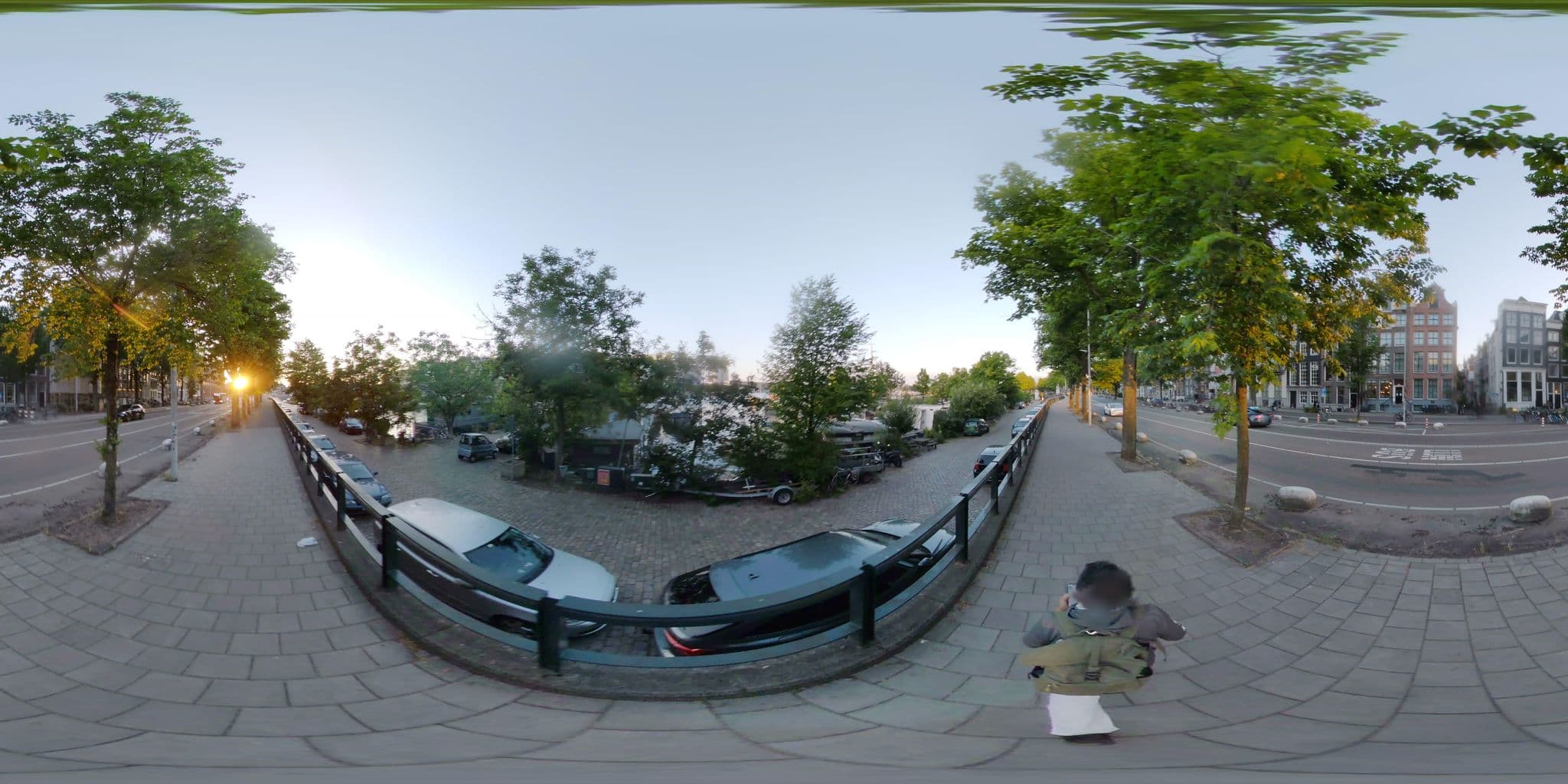 Street view near Boat Koningin Emma, Amsterdam — © mapconcierge (CC BY-SA · Mapillary)