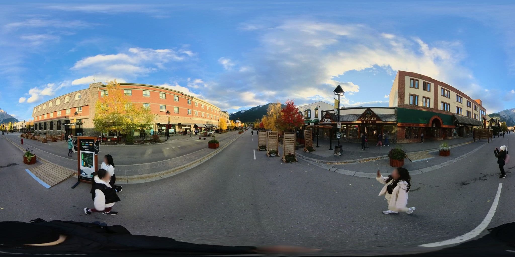 Street view near Mount Royal Hotel, Banff