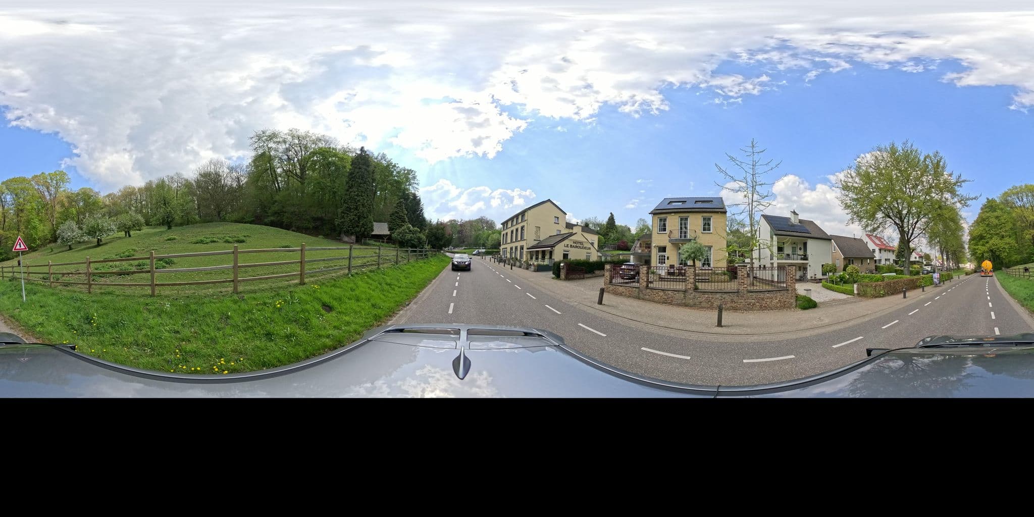 Street view near Hotel Vogelzang, Sibbe — © thewizard (CC BY-SA · Mapillary)