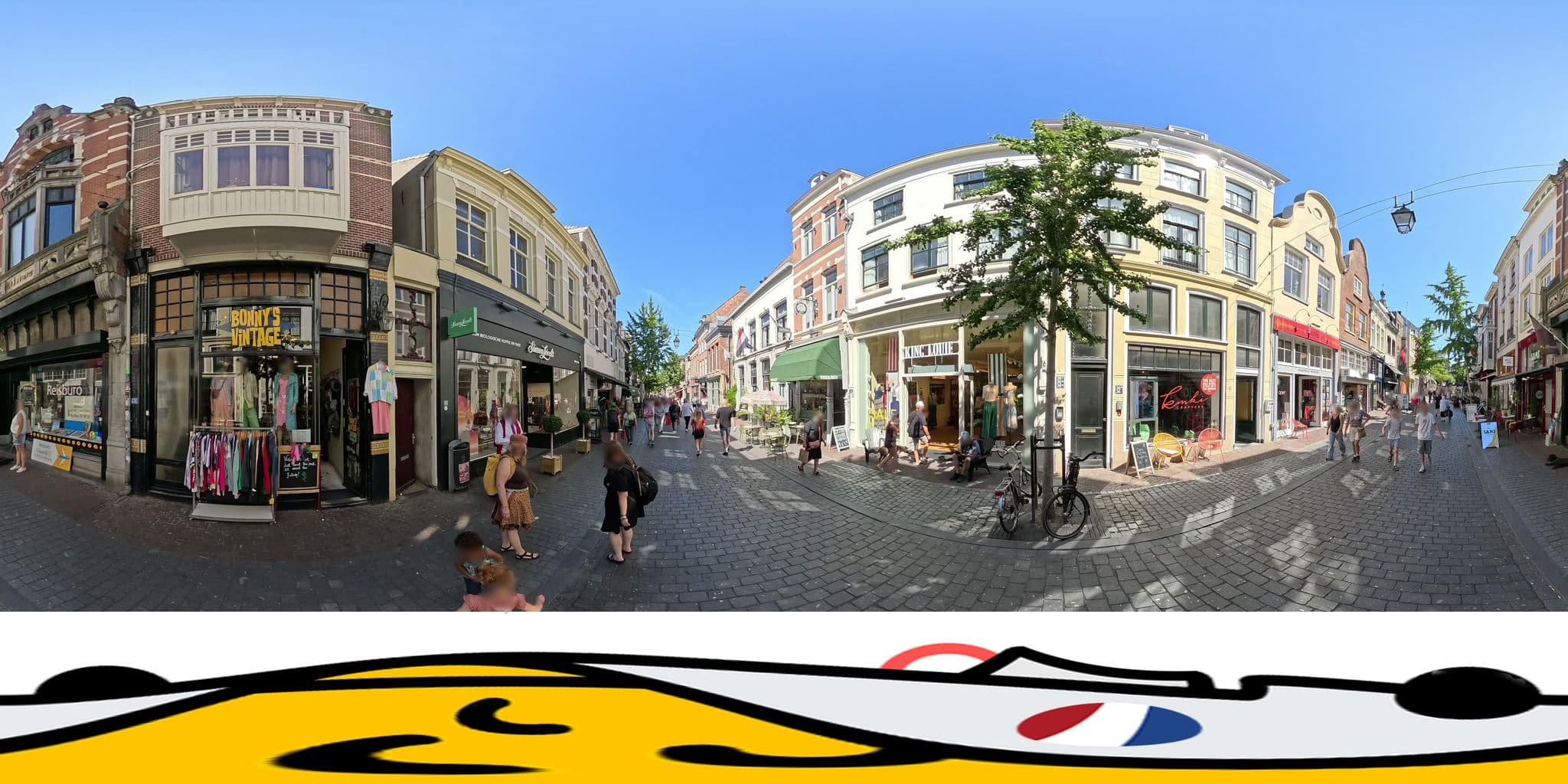 Street view near B&B Le Charme, Nijmegen — © Lowiekse (CC BY-SA · Mapillary)