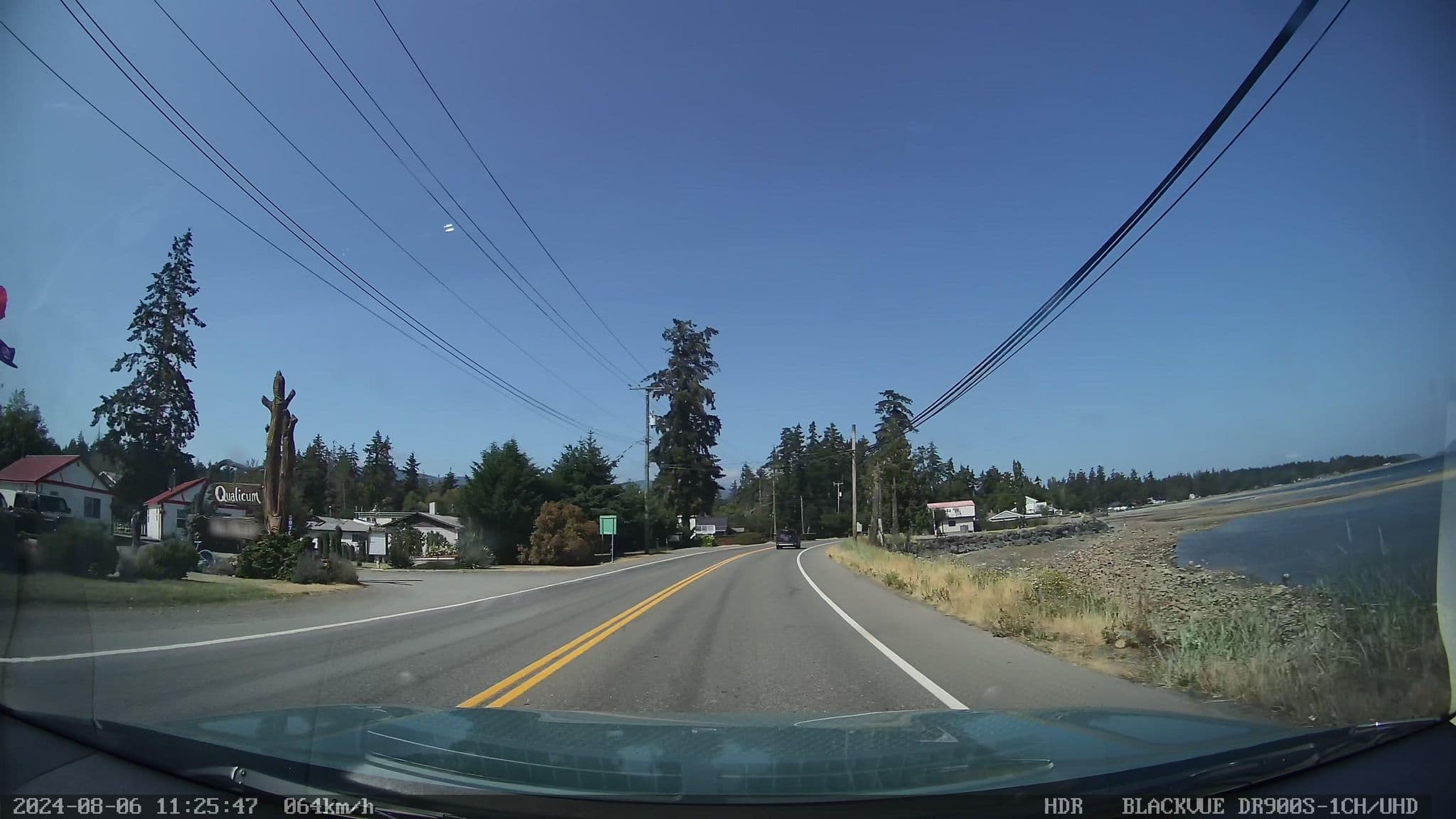 Street view near Qualicum Bay Resort, Bowser — © davidmetcalfe (CC BY-SA · Mapillary)