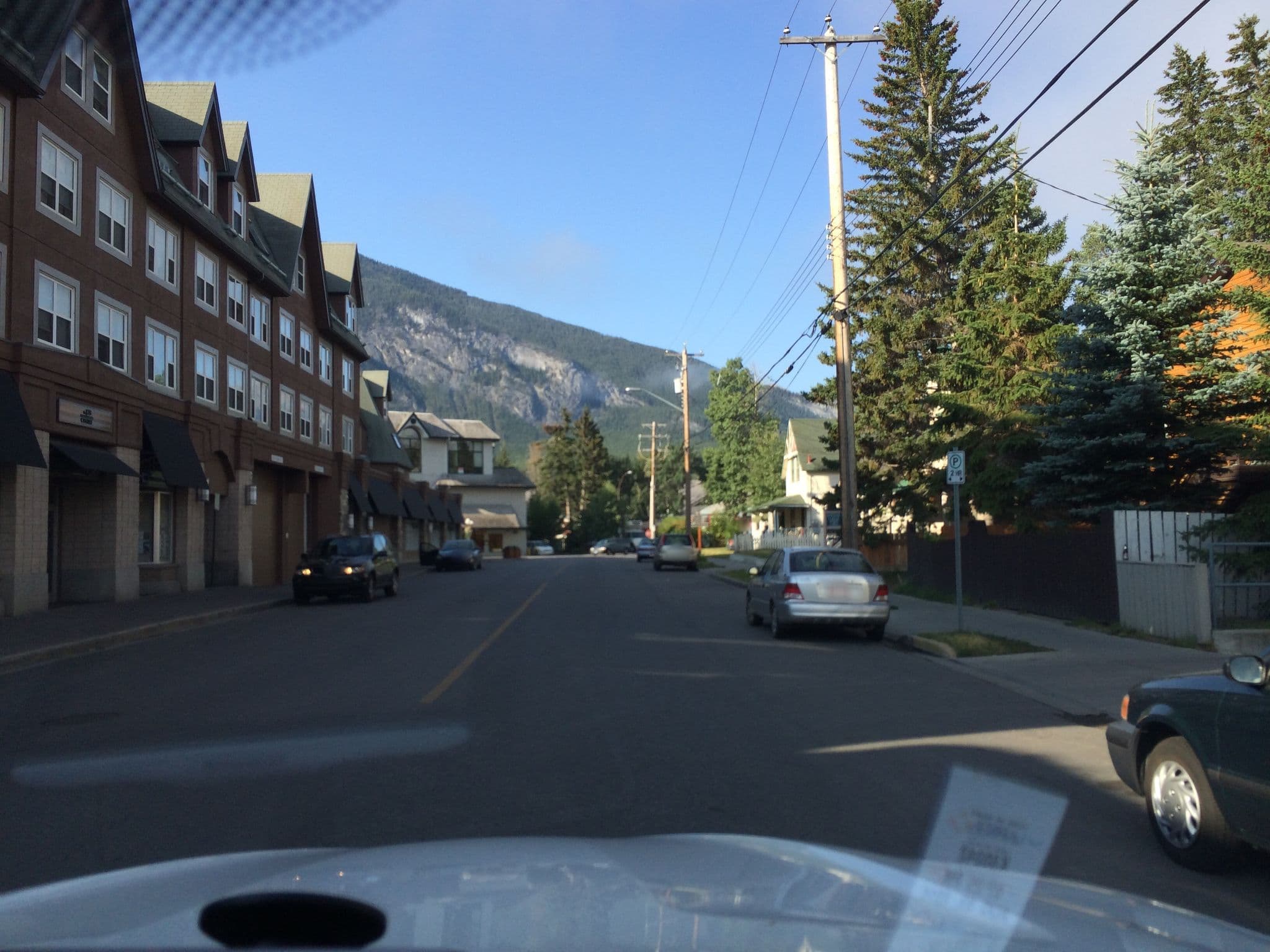 Street view near Basecamp Suites, Banff