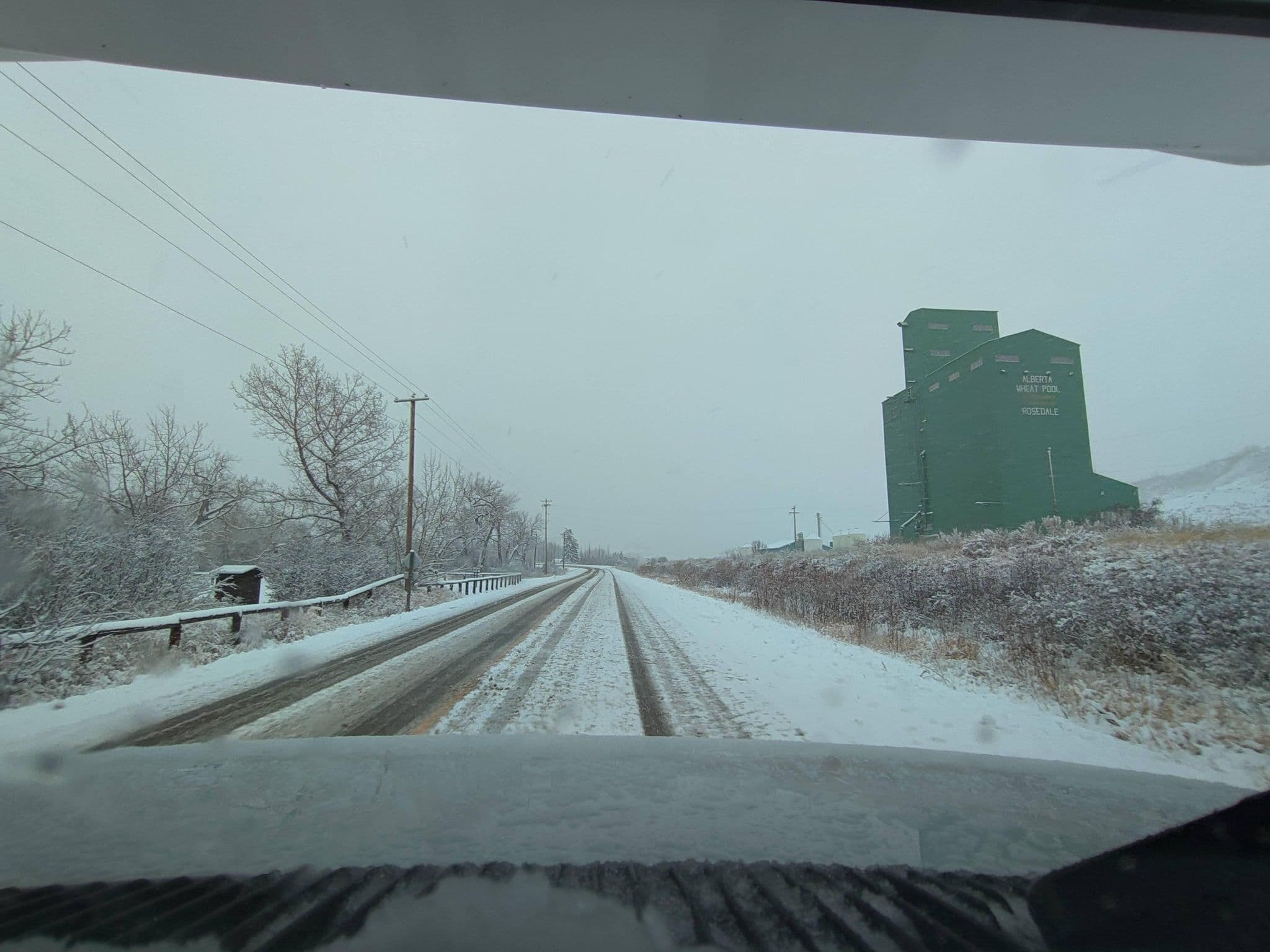 Street view near Rosedale Community Campground, Drumheller — © kibour (CC BY-SA · Mapillary)