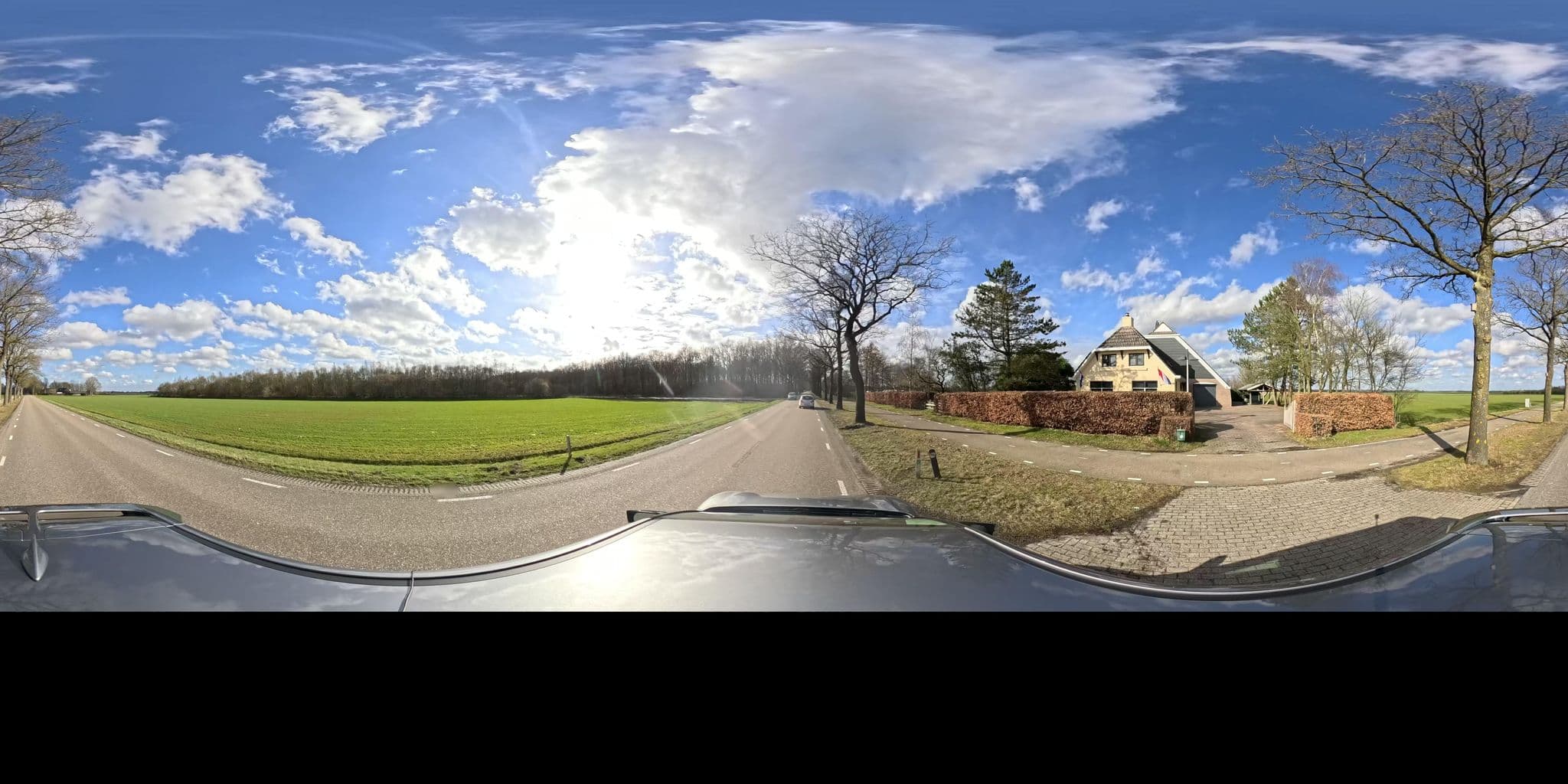 Street view near Veendijkhoeve, Oosterwolde — © thewizard (CC BY-SA · Mapillary)