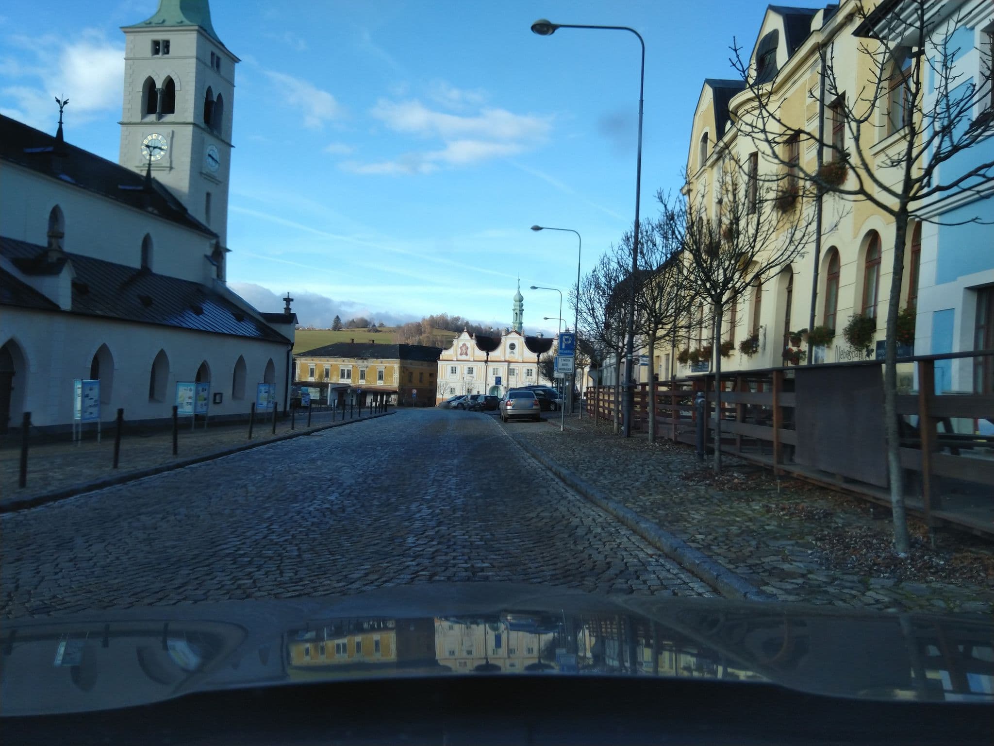 Street view near Sporthotel Rilancio, Kašperské Hory — © vwv (CC BY-SA · Mapillary)