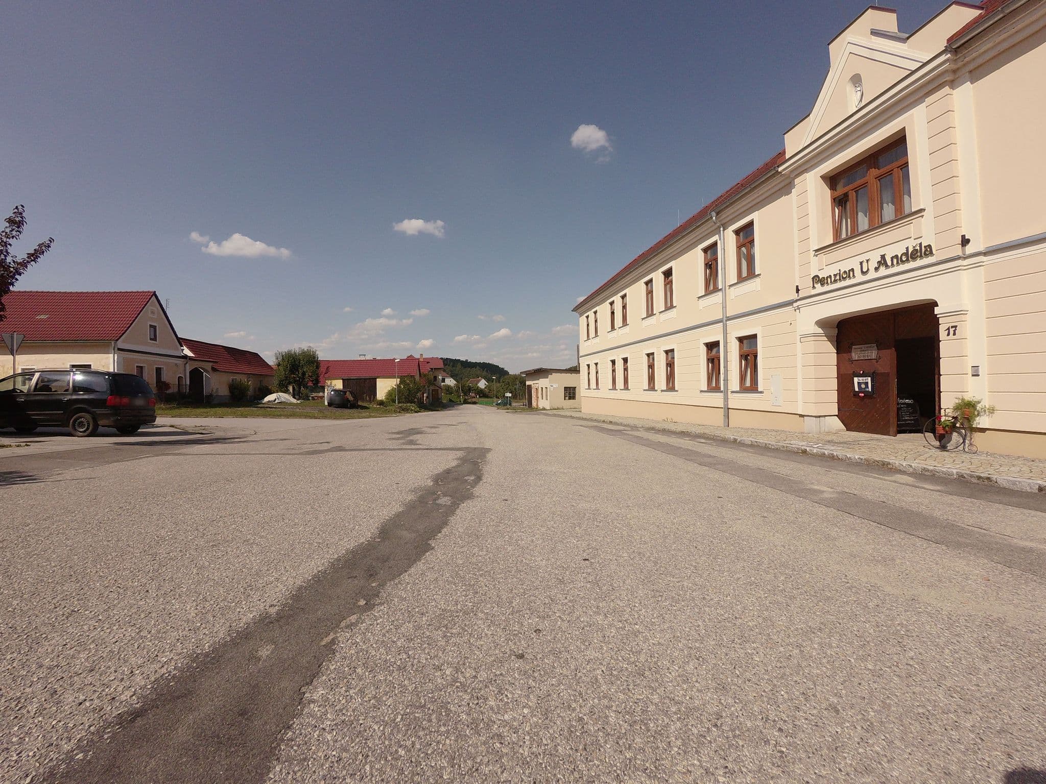 Street view near Penzion U Anděla, Dřiteň — © tobiaso (CC BY-SA · Mapillary)