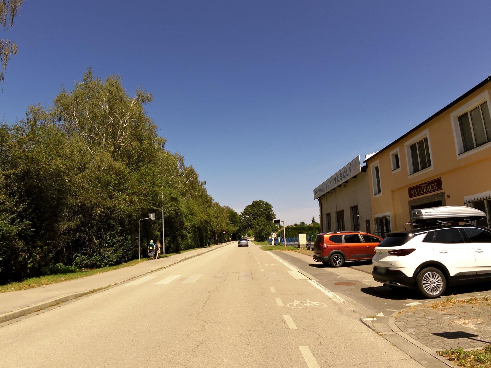 Street view near Penzion Na Lukach, Třeboň — © fell3 (CC BY-SA · Mapillary)