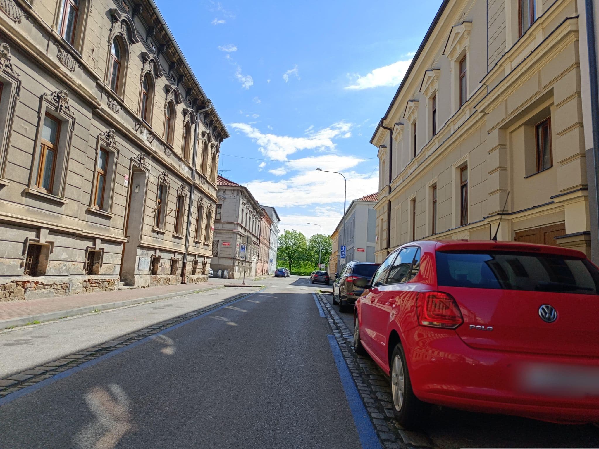 Street view near Hotel Amstel, České Budějovice — © Duro (CC BY-SA · Mapillary)