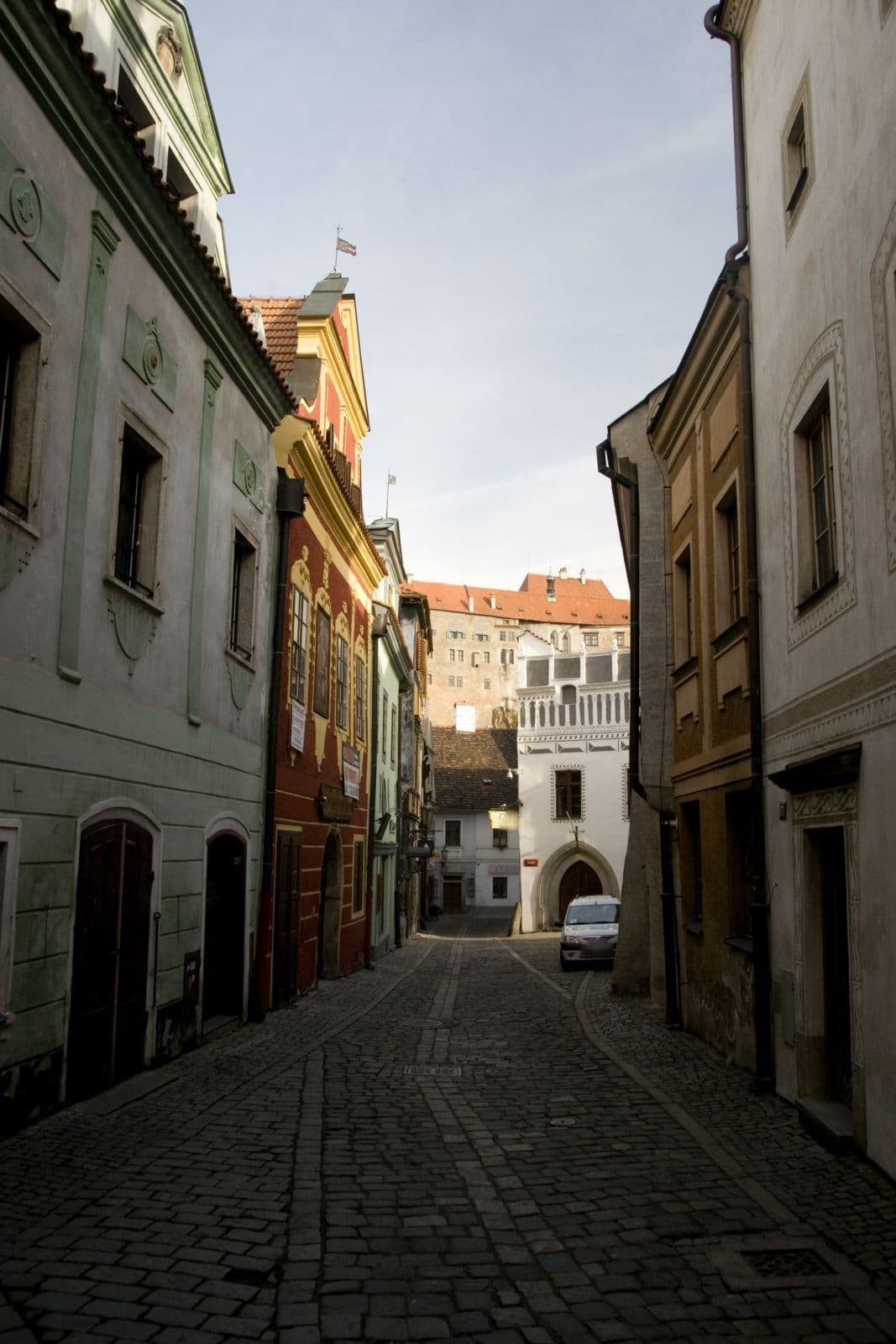Street view near Hotel Seneca, Český Krumlov — © txllxt (CC BY-SA · Mapillary)