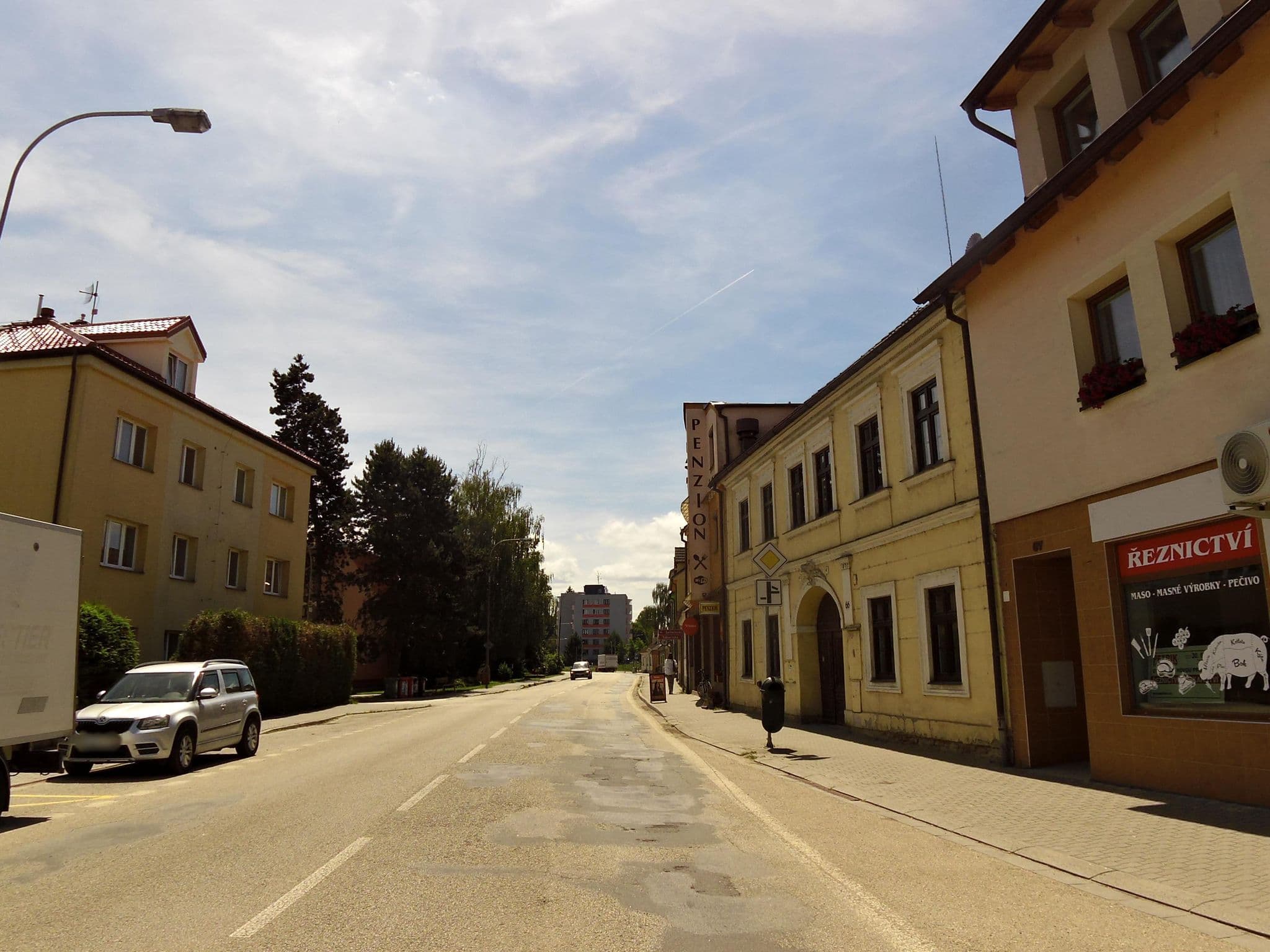 Street view near U Třeboňského kola, Třeboň — © fell3 (CC BY-SA · Mapillary)