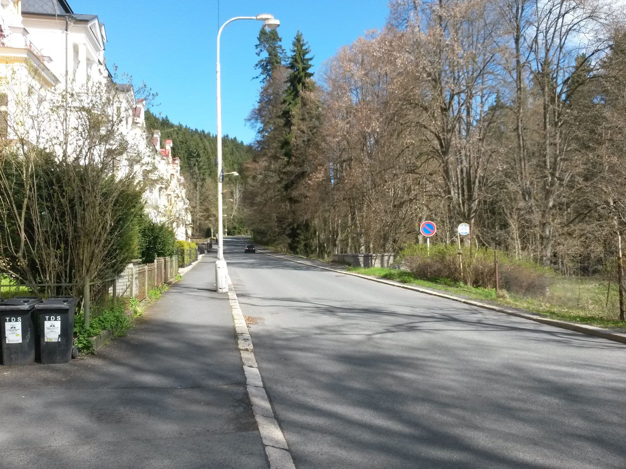 Street view near Apartments Bella, Mariánské Lázně — © rausk (CC BY-SA · Mapillary)