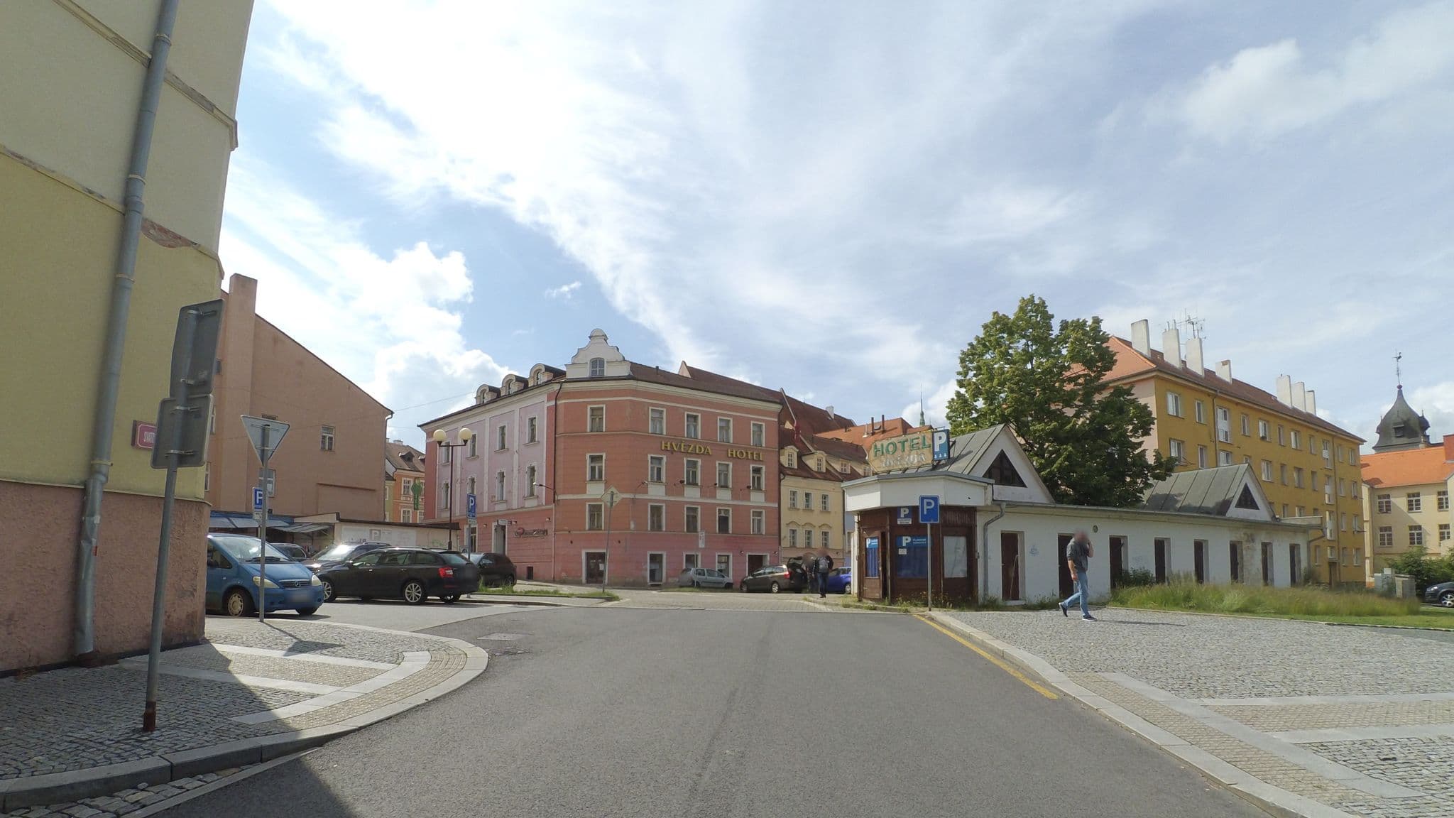 Street view near Pension Papírna, Cheb — © wegavision (CC BY-SA · Mapillary)