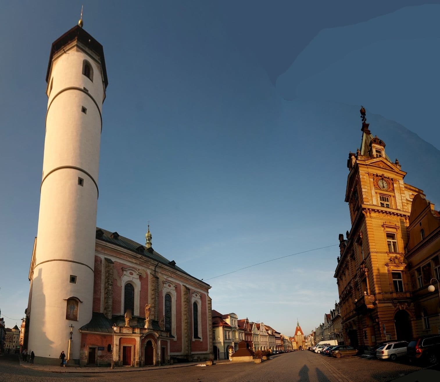 Street view near Centrum Pension Tiffany, Domažlice — © txllxt (CC BY-SA · Mapillary)