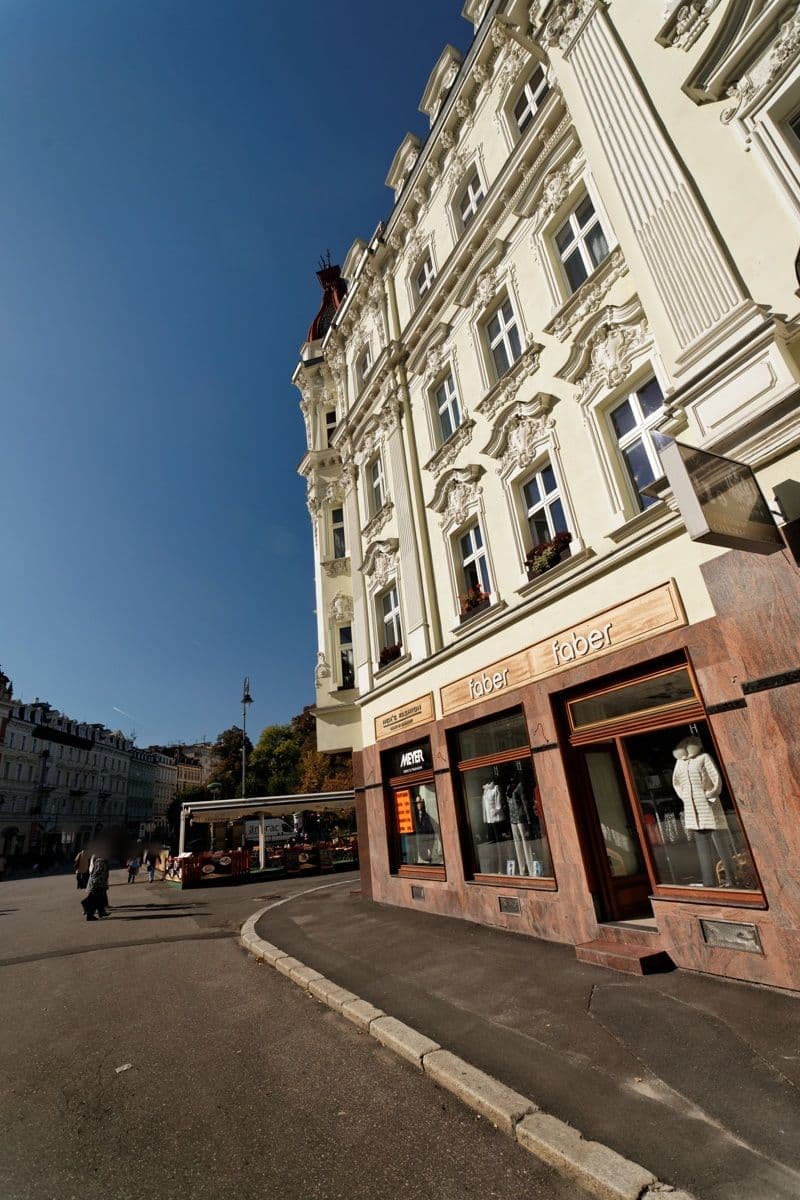 Street view near Apartma Jasmine, Karlovy Vary — © txllxt (CC BY-SA · Mapillary)