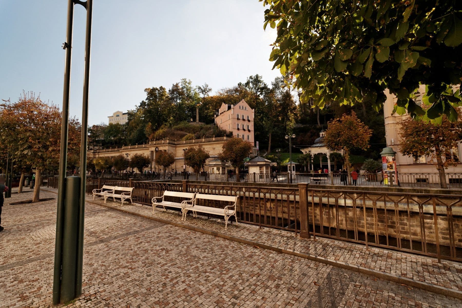 Street view near Hotel Kolonáda, Karlovy Vary — © txllxt (CC BY-SA · Mapillary)