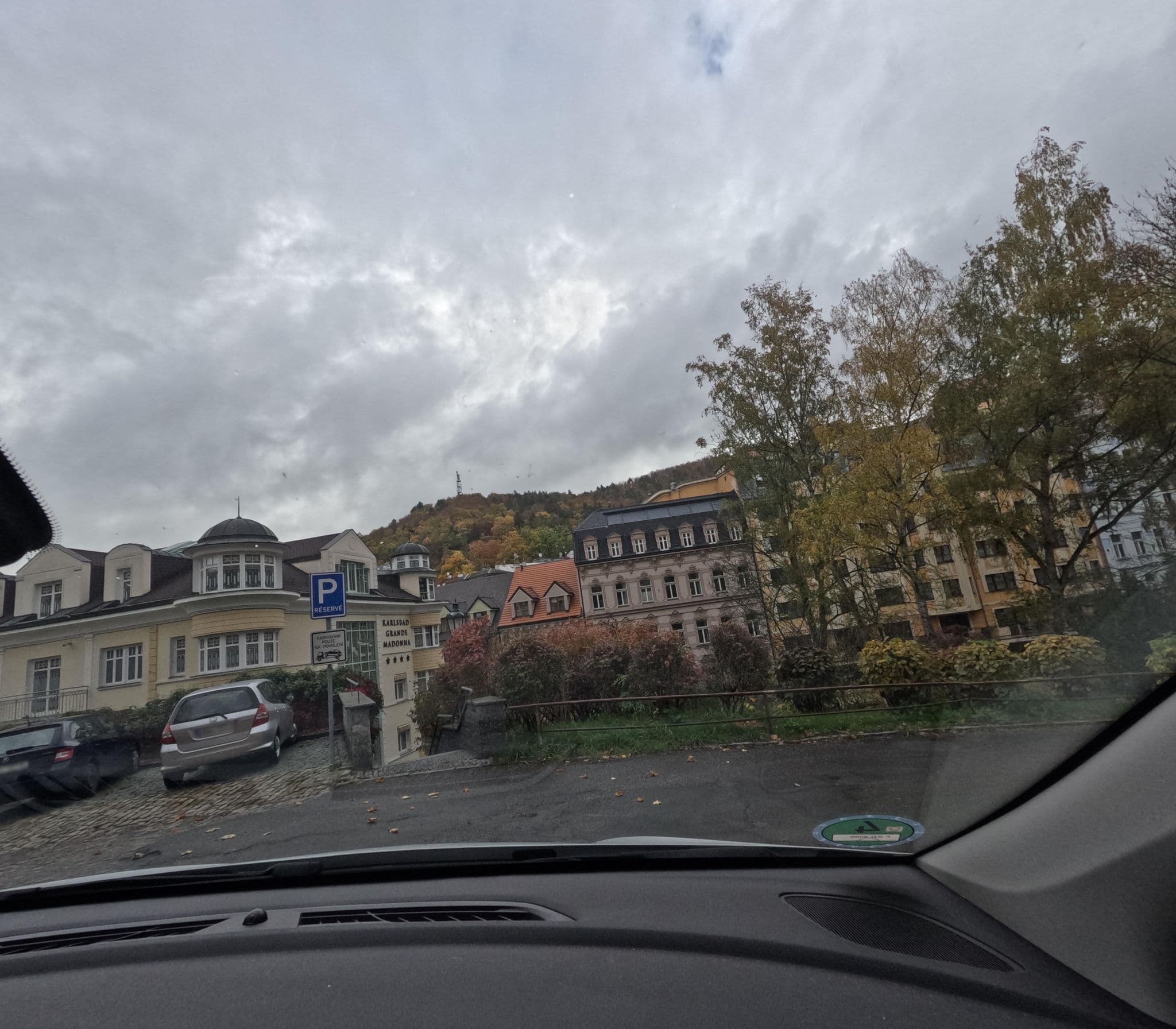 Street view near AURA PALACE Spa & Wellness hotel, Karlovy Vary — © chuck (CC BY-SA · Mapillary)