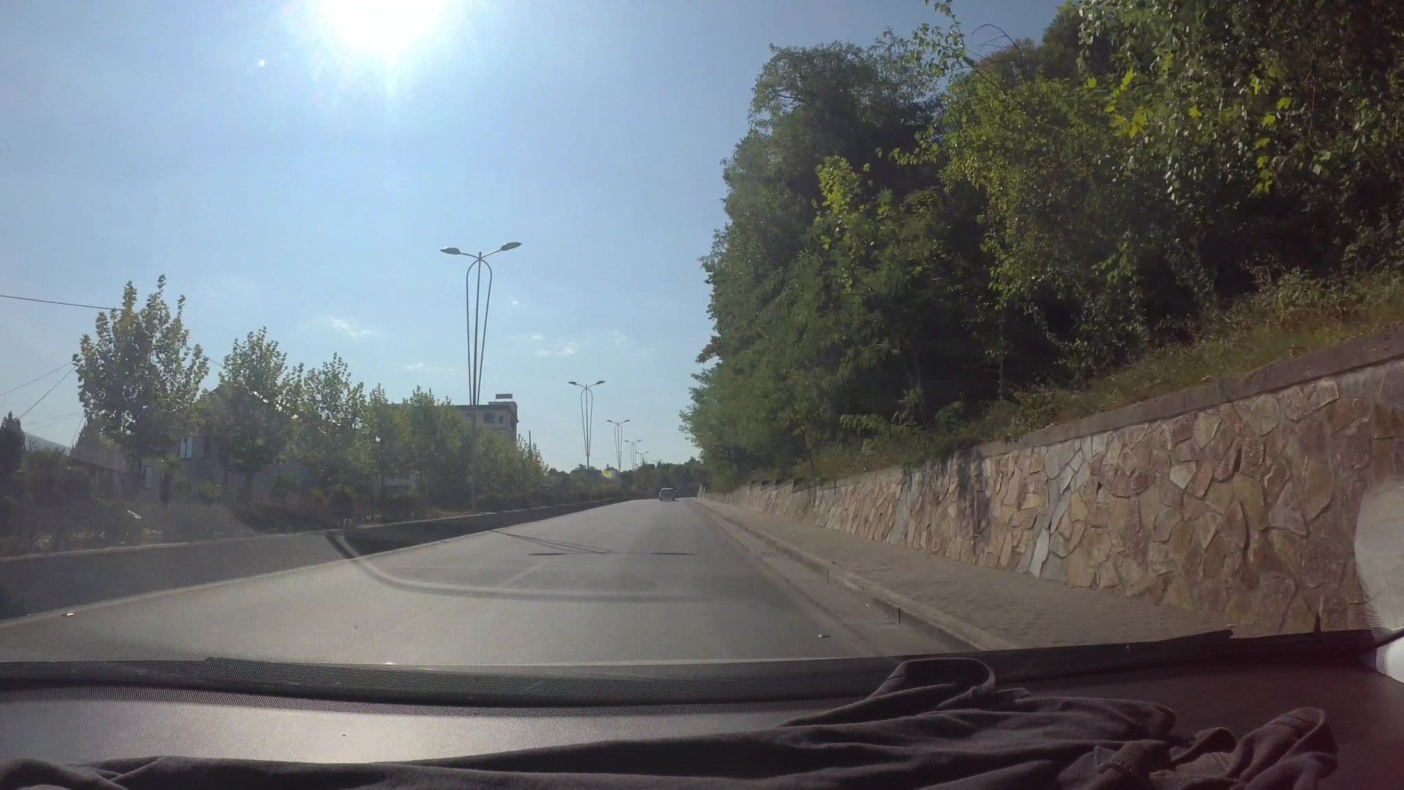 Street view near Hotel Agron, Tirana