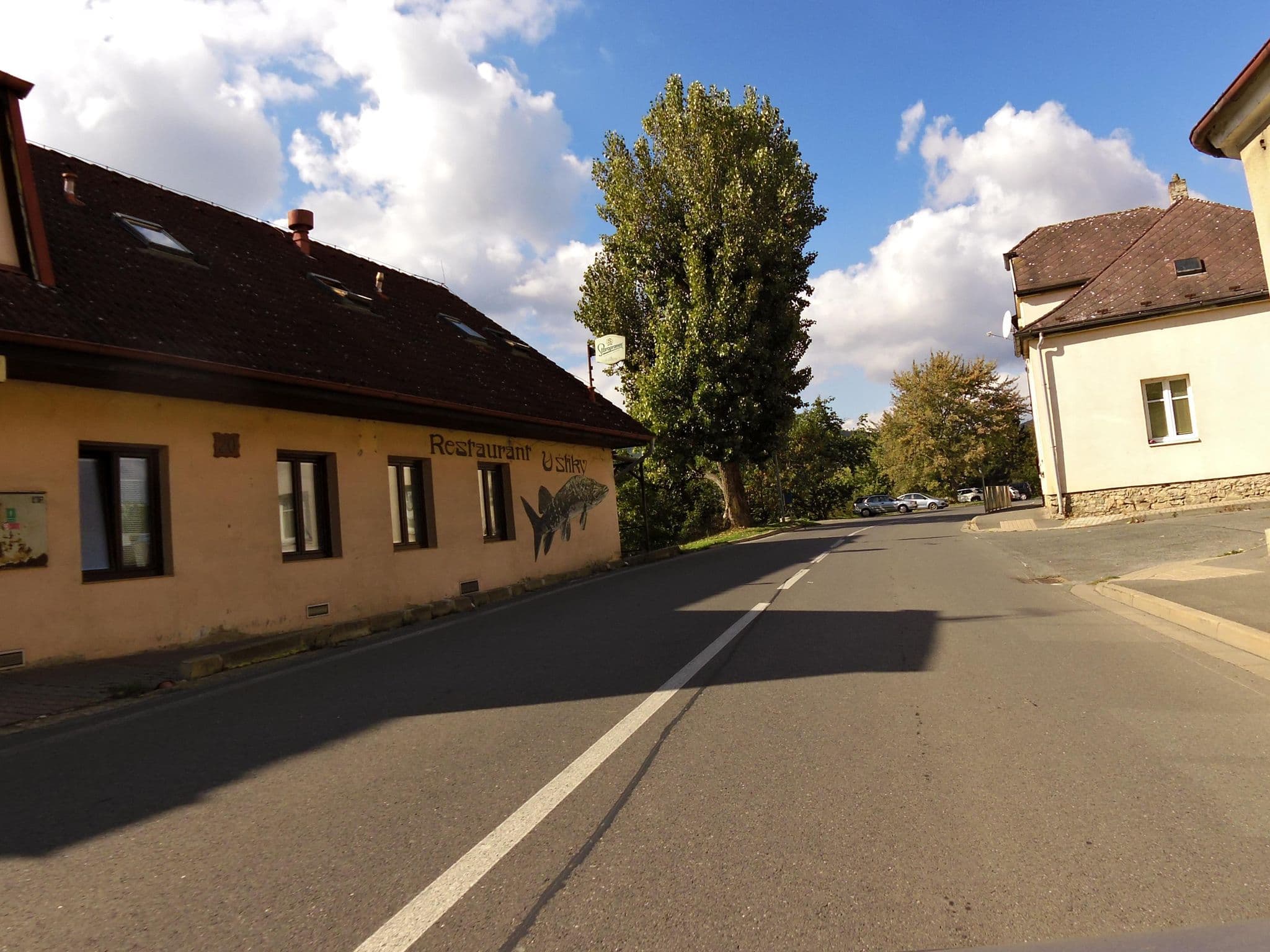 Street view near Penzion a restaurant U Štiky, Beroun — © fell3 (CC BY-SA · Mapillary)