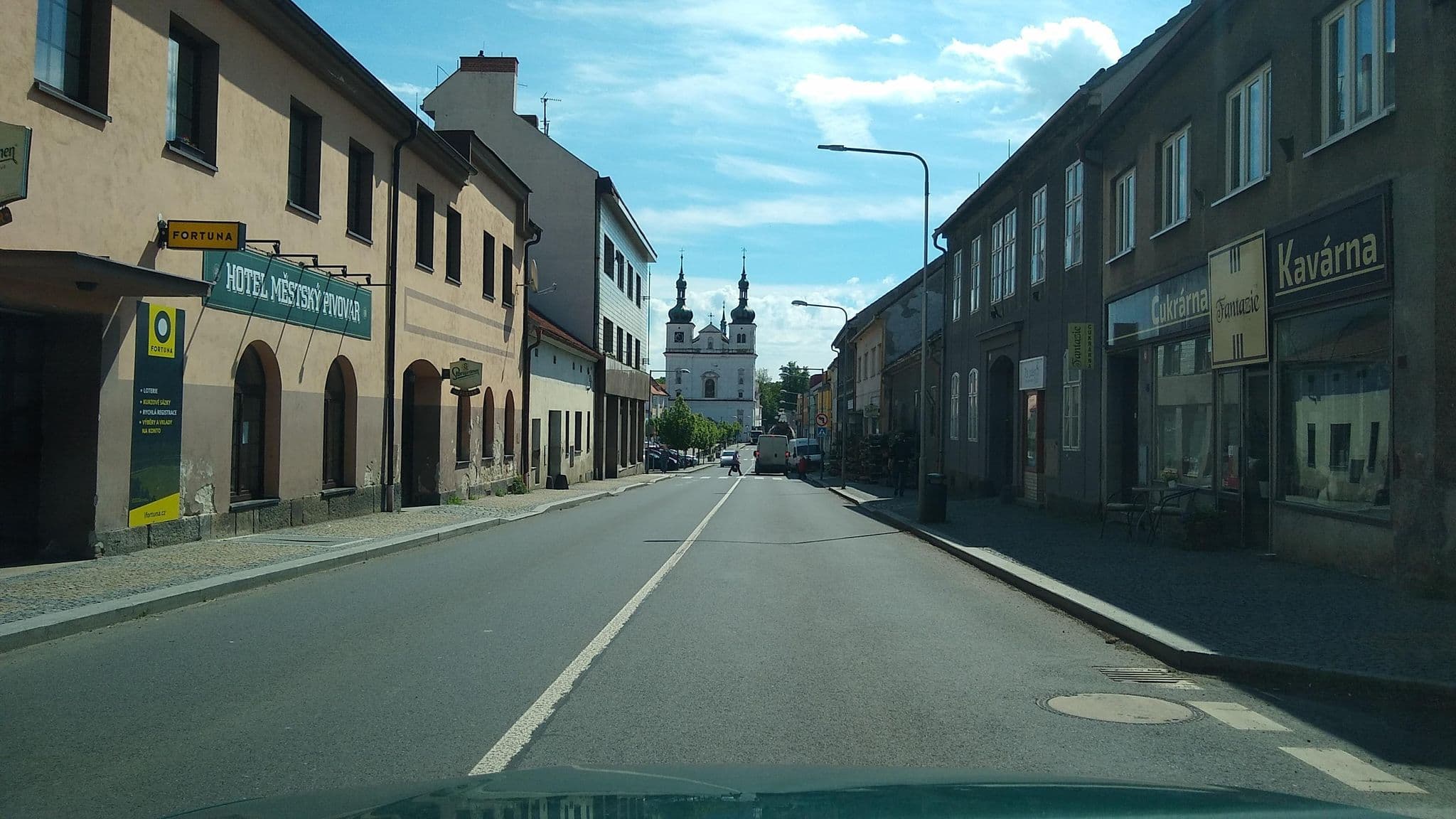 Street view near Hotel Městský pivovar, Březnice — © wegavision (CC BY-SA · Mapillary)