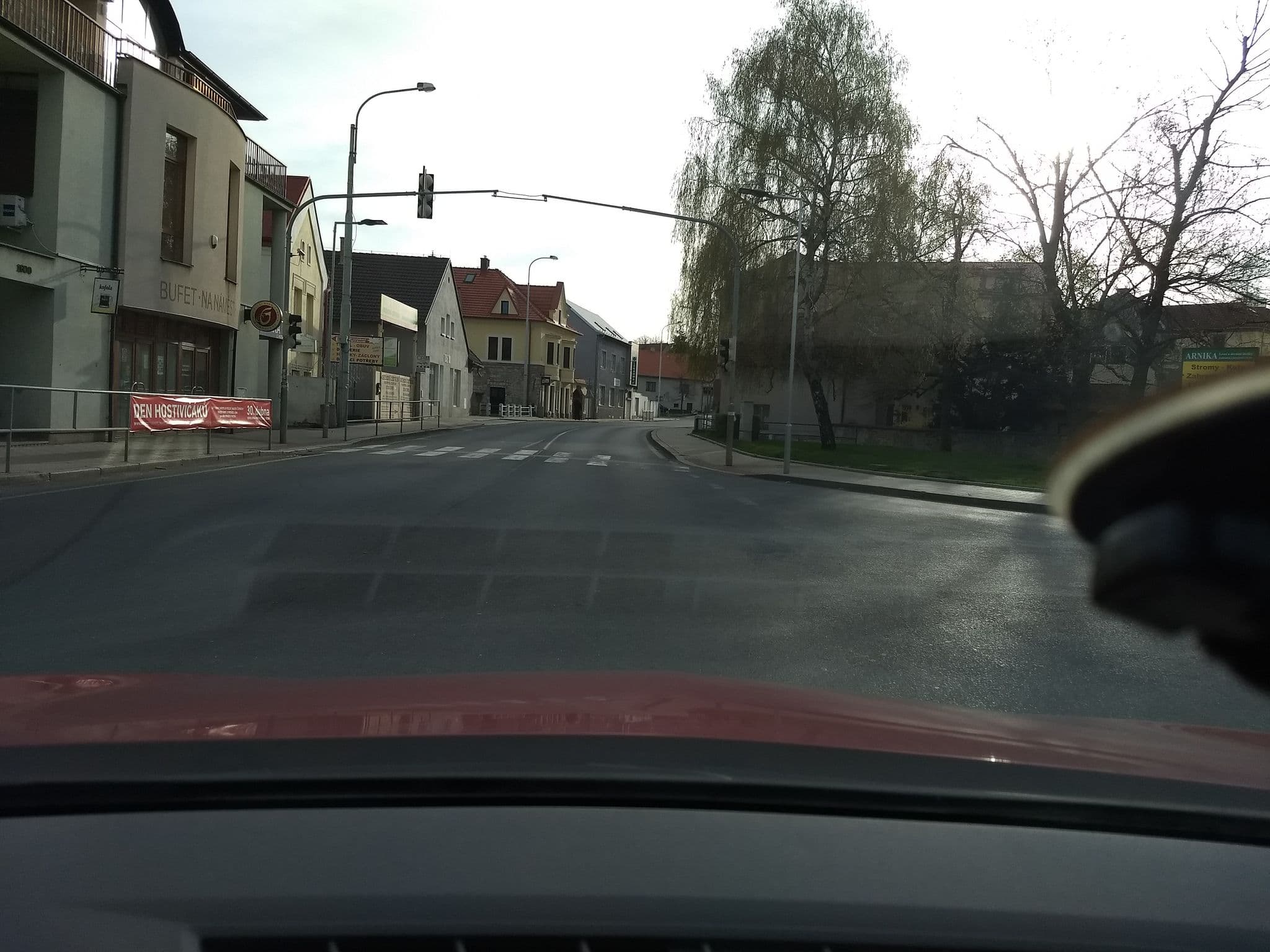 Street view near Art Star Hotel, Hostivice — © zelenya (CC BY-SA · Mapillary)