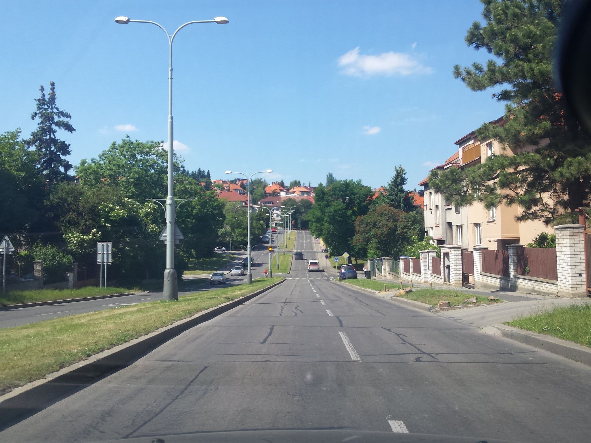 Street view near Hana's Bed & Breakfast, Střešovice — © mafan (CC BY-SA · Mapillary)