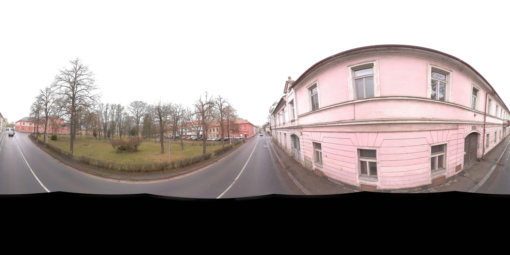 Street view near Hotel Memorial, Terezín — © jeffreymartin (CC BY-SA · Mapillary)