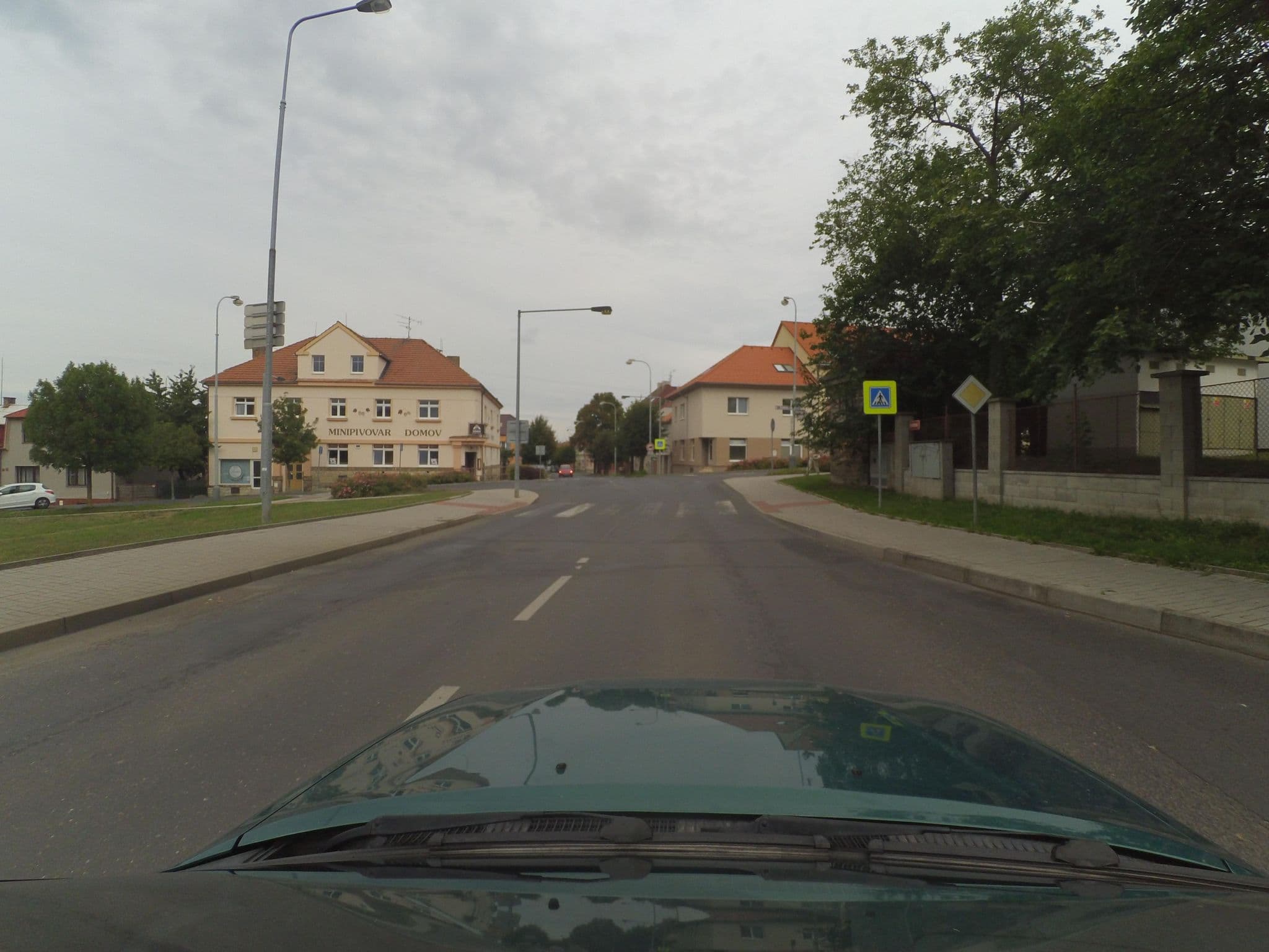 Street view near Hotel Domov, Louny — © wegavision (CC BY-SA · Mapillary)