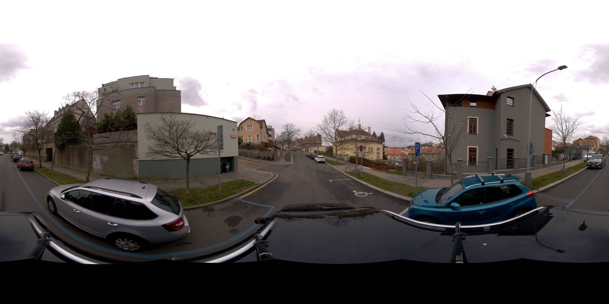 Street view near Apartments Barbora Prague, Podolí — © jeffreymartin (CC BY-SA · Mapillary)