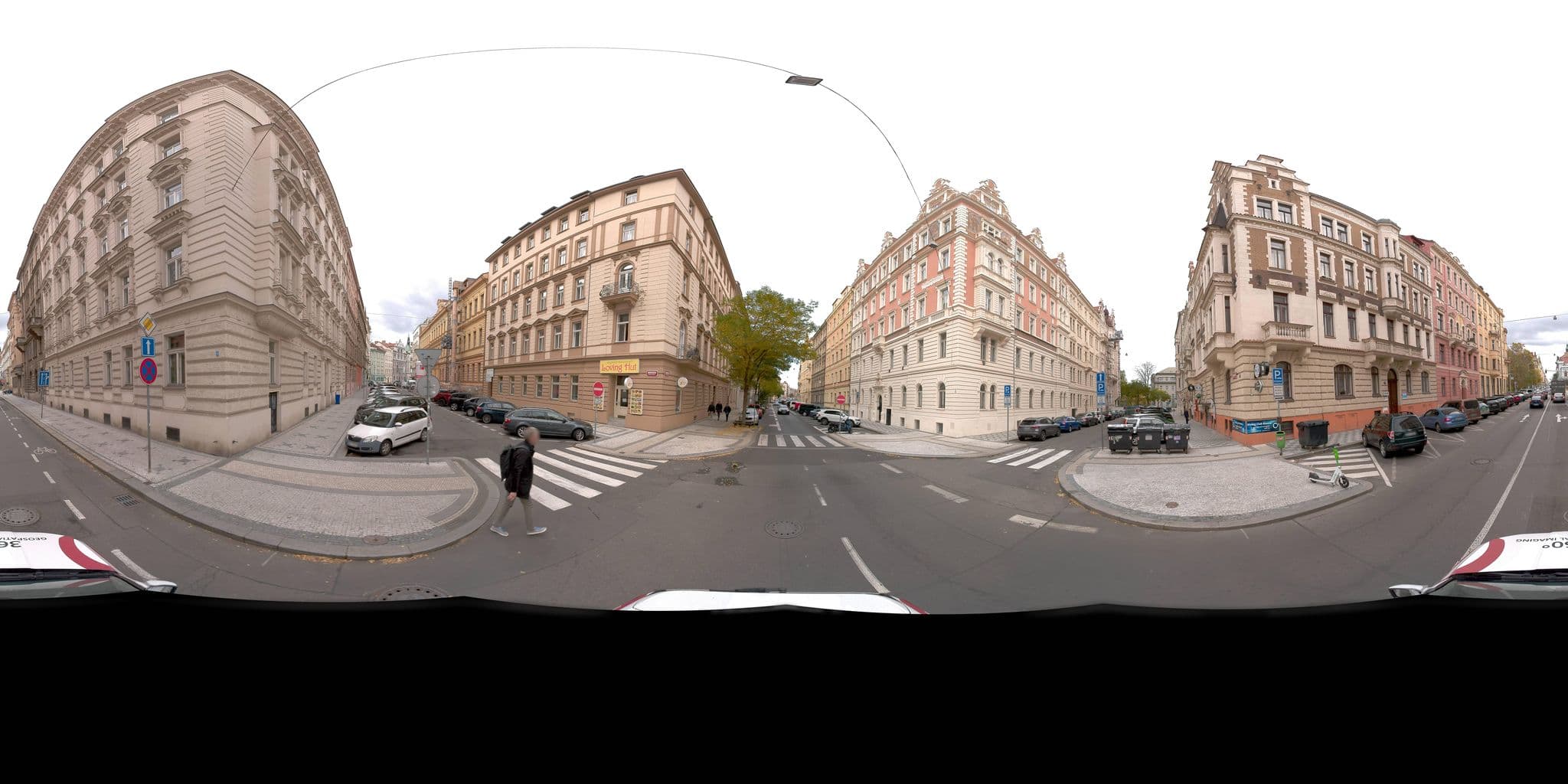 Street view near Rooftop Appt with Castle View & Terrace, Smíchov — © jeffreymartin (CC BY-SA · Mapillary)