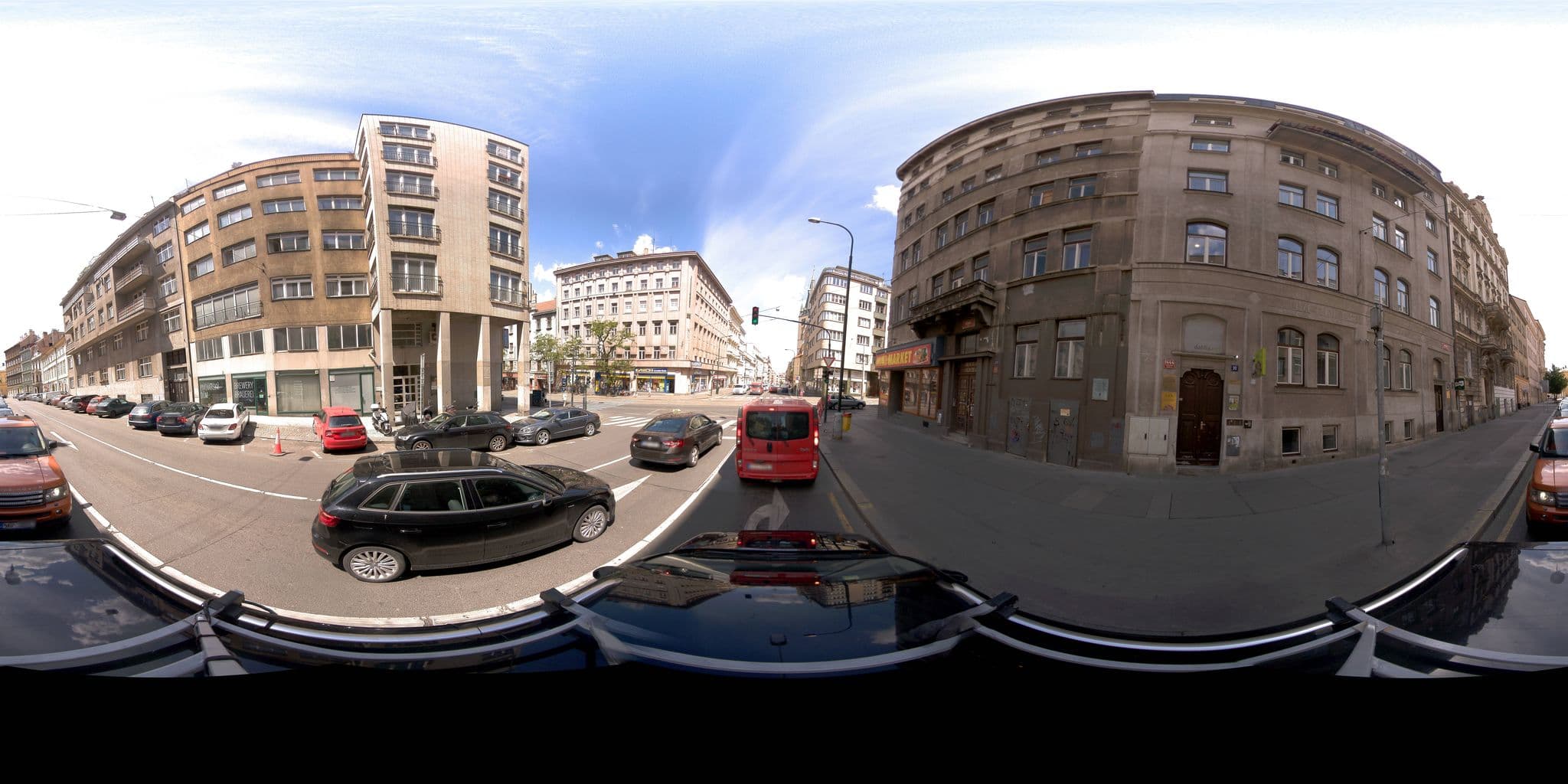 Street view near lipova apartment margarita, Nové Město — © jeffreymartin (CC BY-SA · Mapillary)